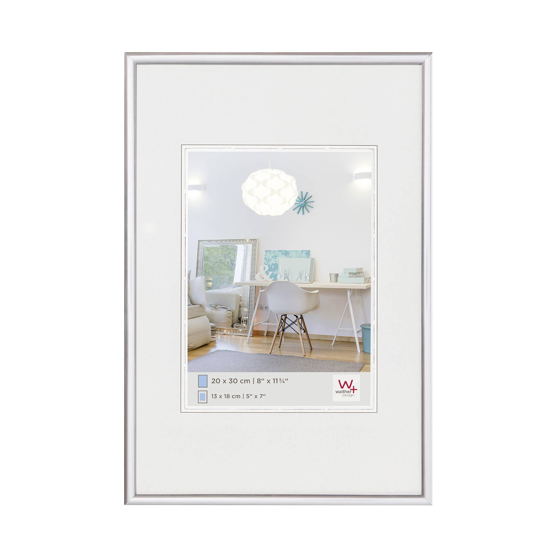 Walther New Lifestyle      20x30 plastica argento KV030S