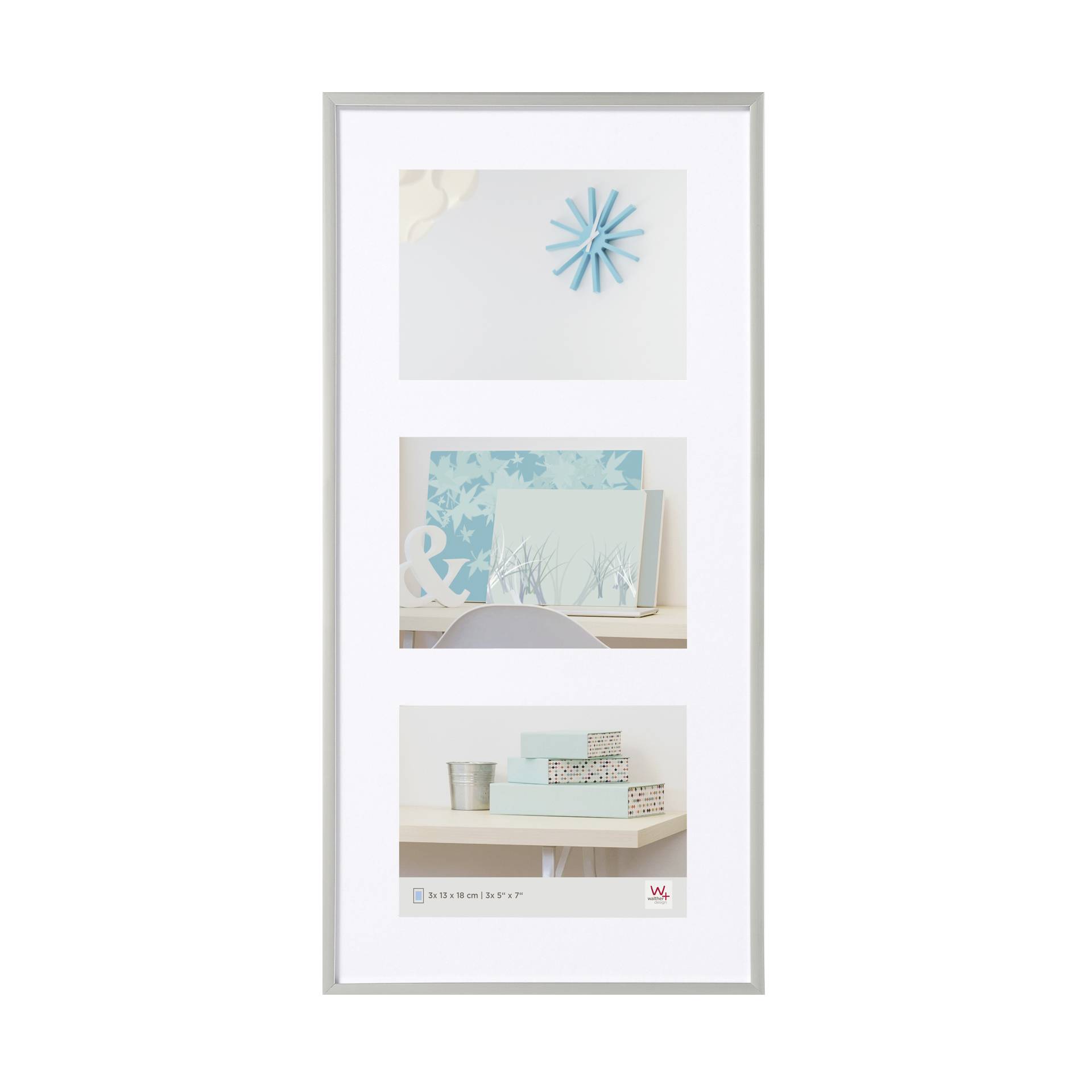 Walther New Lifestyle    3x13x18 plastica Galerie silber KV3