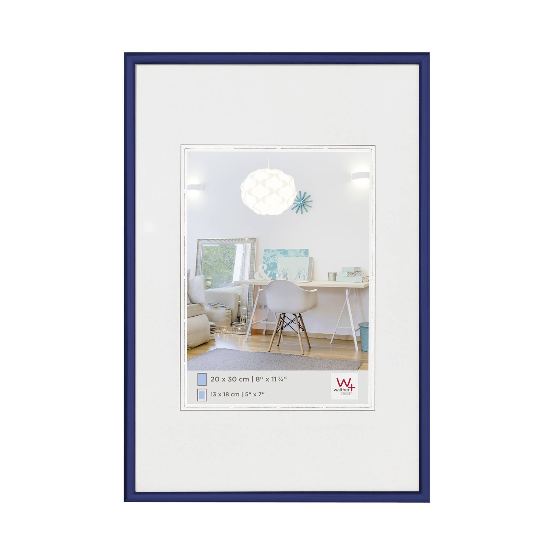 Walther New Lifestyle      20x30 plastica blu KV030L