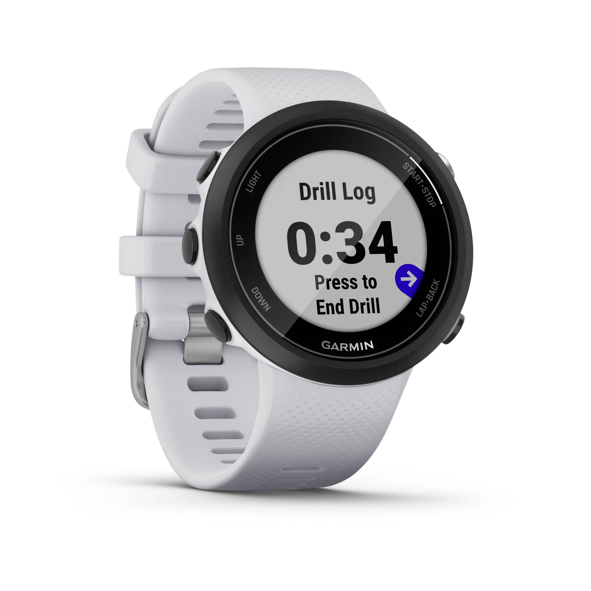 Garmin Swim 2 orologio per il nuoto con GPS bianco/argento