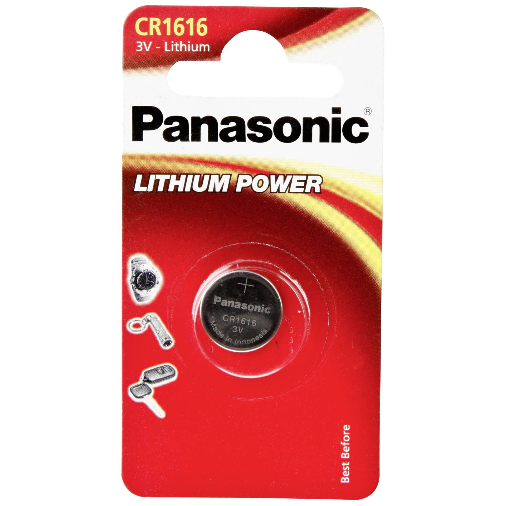 1 Panasonic CR 1616 Lithium Power