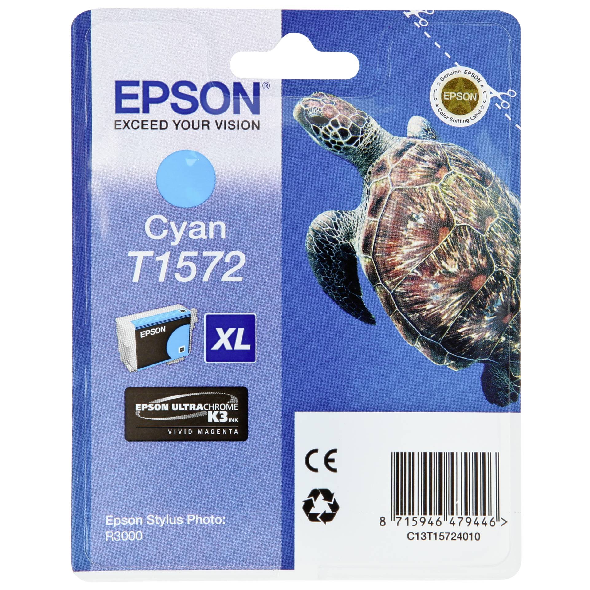 Epson cartuccia     ciano T 157                     T 1572