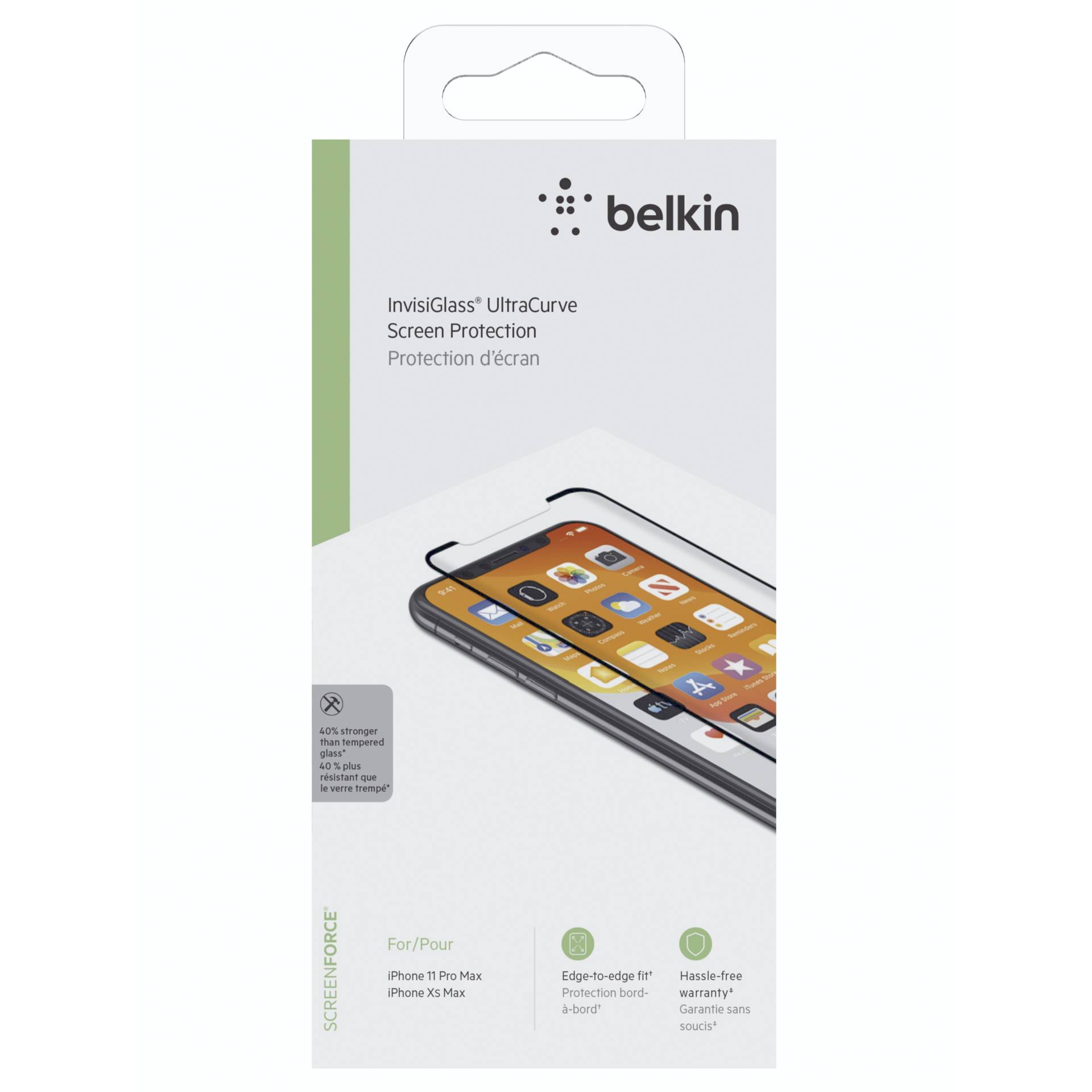 Belkin Screenforce Invisiglass Ultra Curve iPh. 11 ProMax/Xs