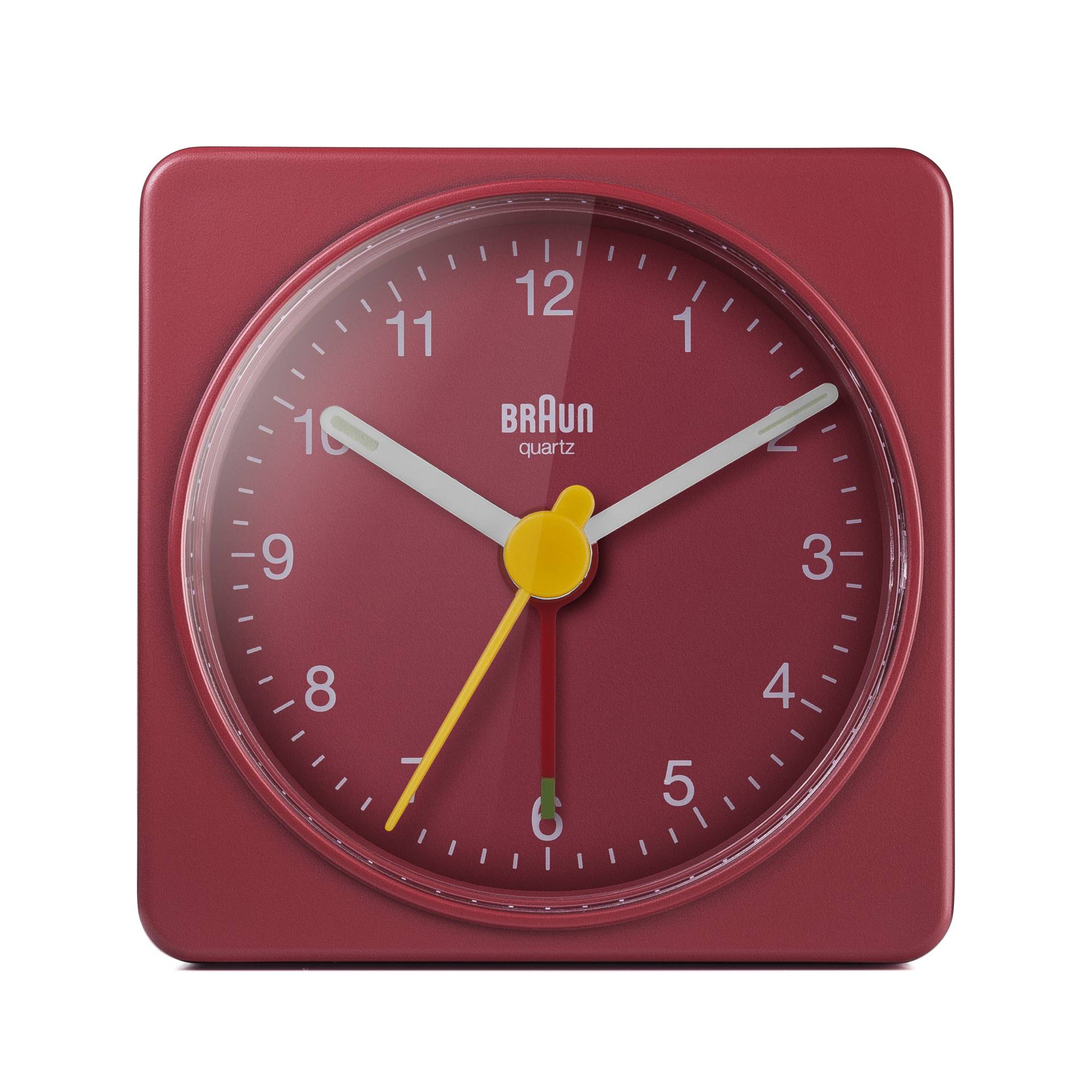 Braun BC 02 R Sveglia al quarzo rosso