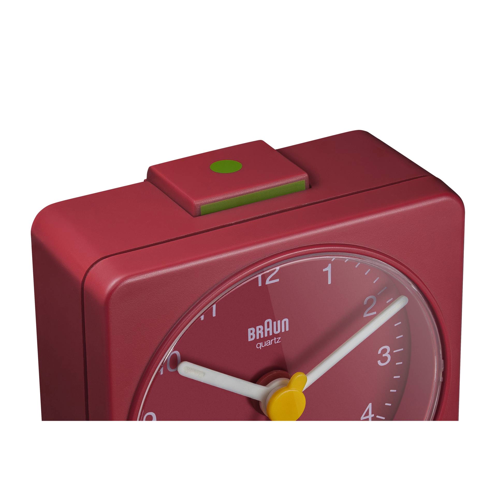 Braun BC 02 R Sveglia al quarzo rosso