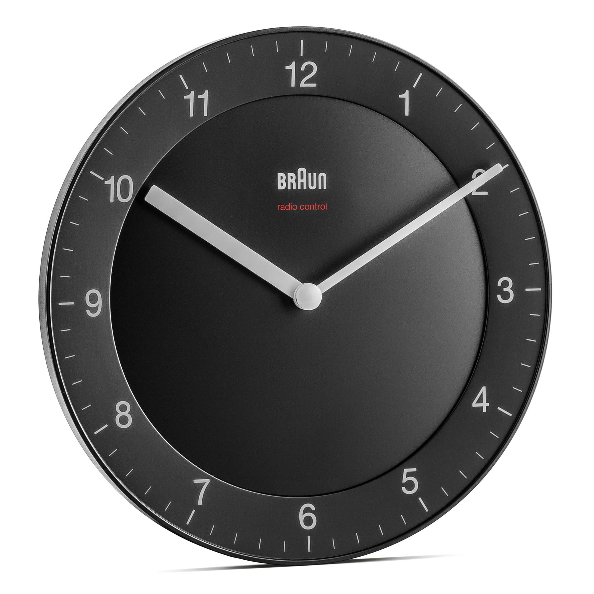 Braun BC 06 B-DCF orologio da parete radiocontrollato nero
