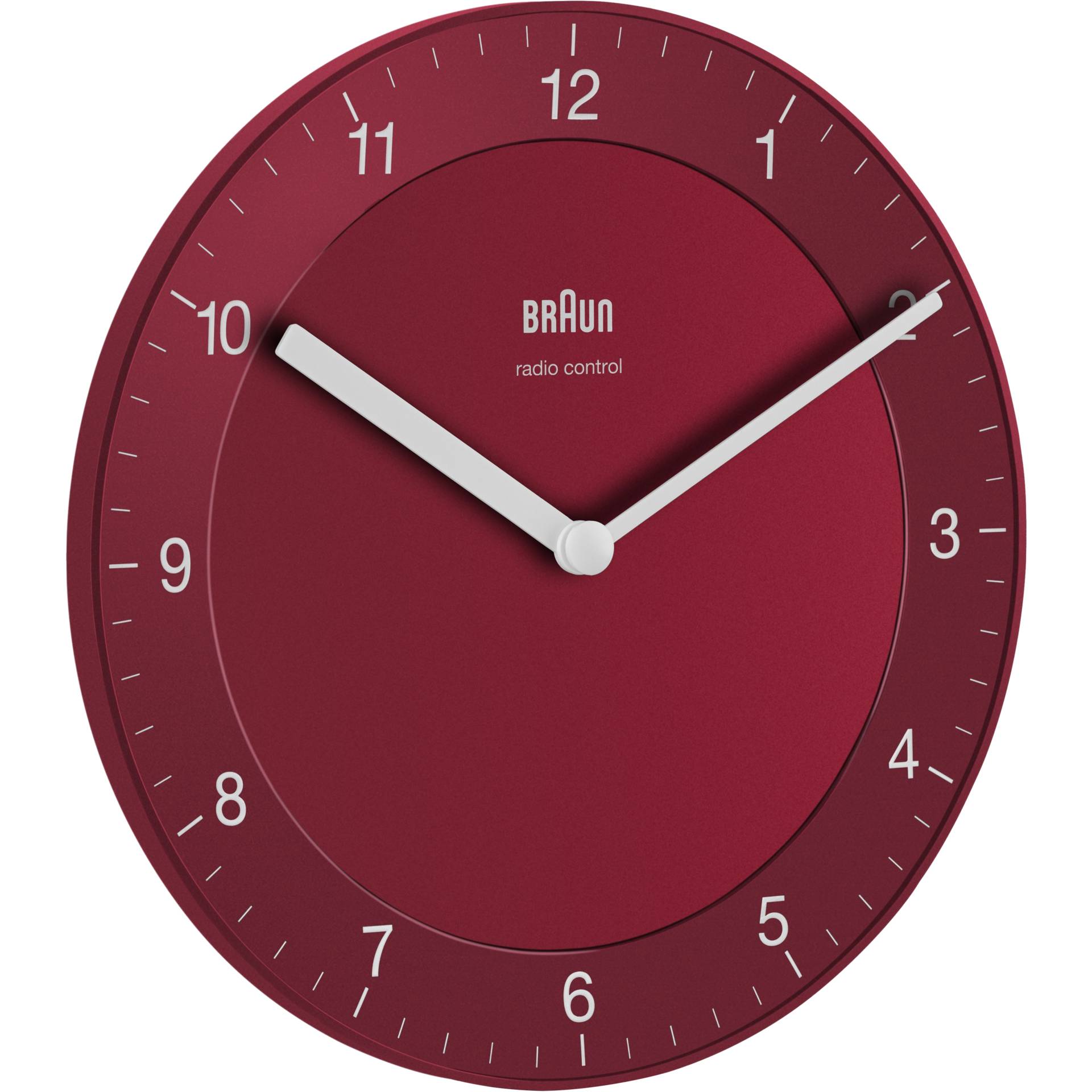 Braun BC 06 R-DCF orologio da parete radiocontrollato rosso