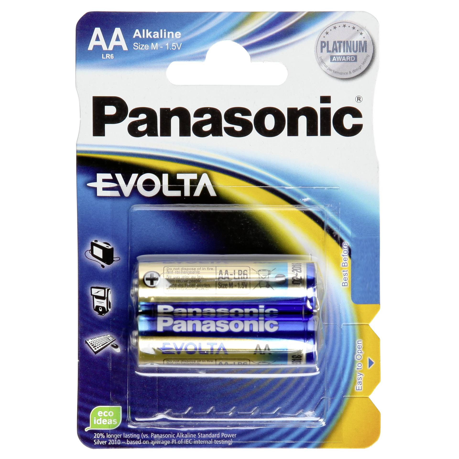 1x2 Panasonic Evolta LR 6 Mignon