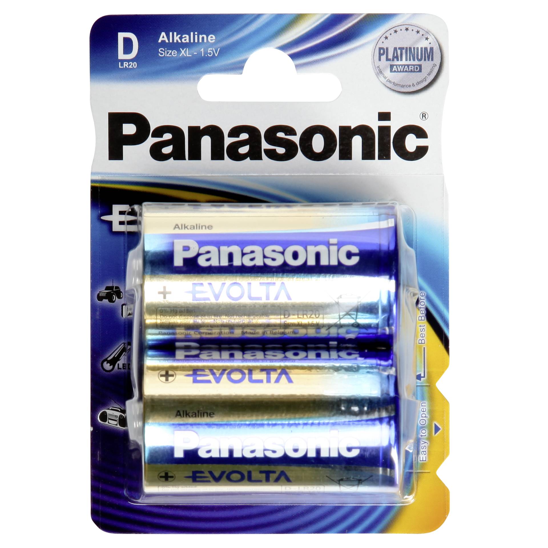 1x2 Panasonic Evolta Mono D LR 20