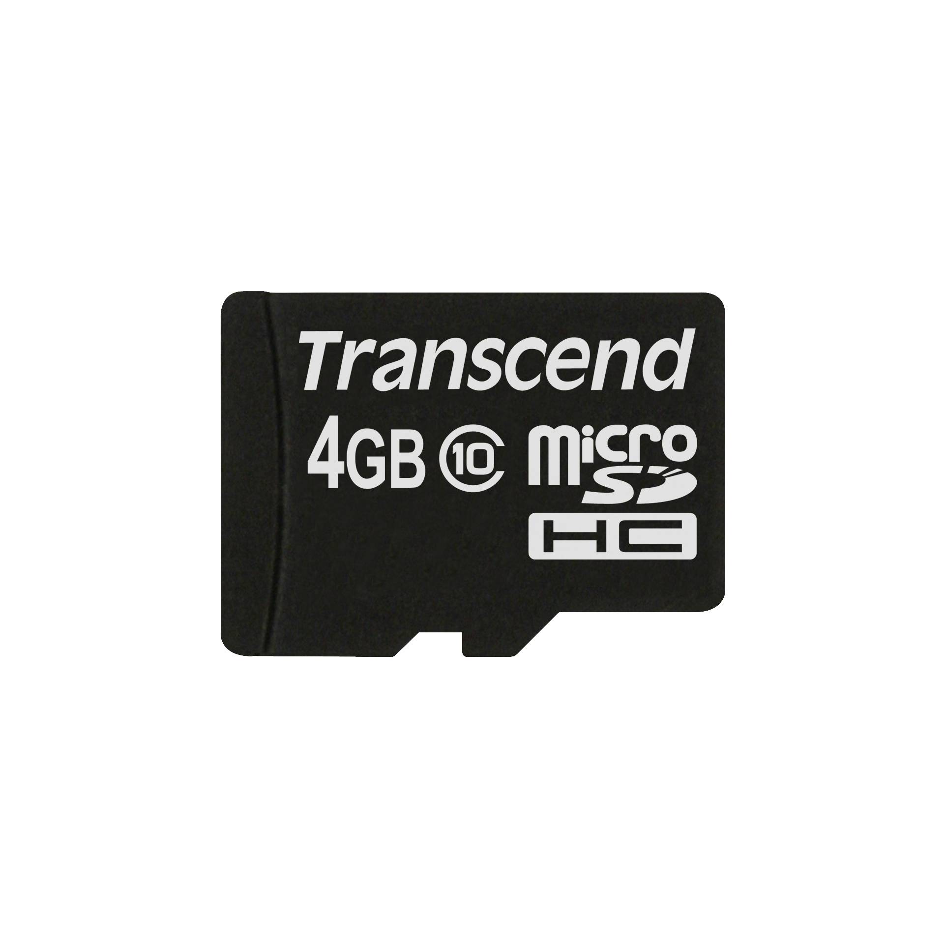 Transcend microSDHC 4GB Class 10 + Adattatore SD