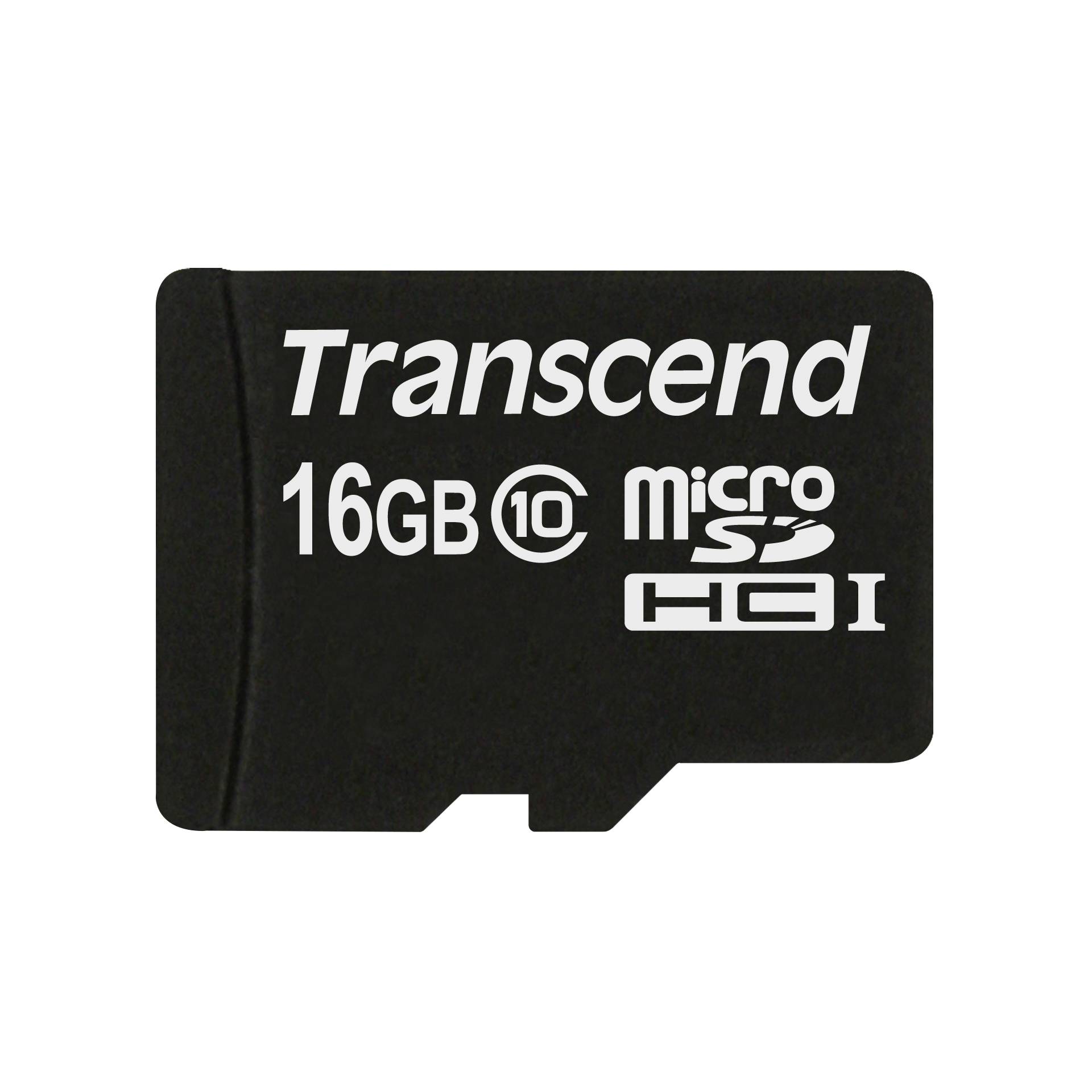 Transcend microSDHC 16GB Class 10 + Adattatore SD