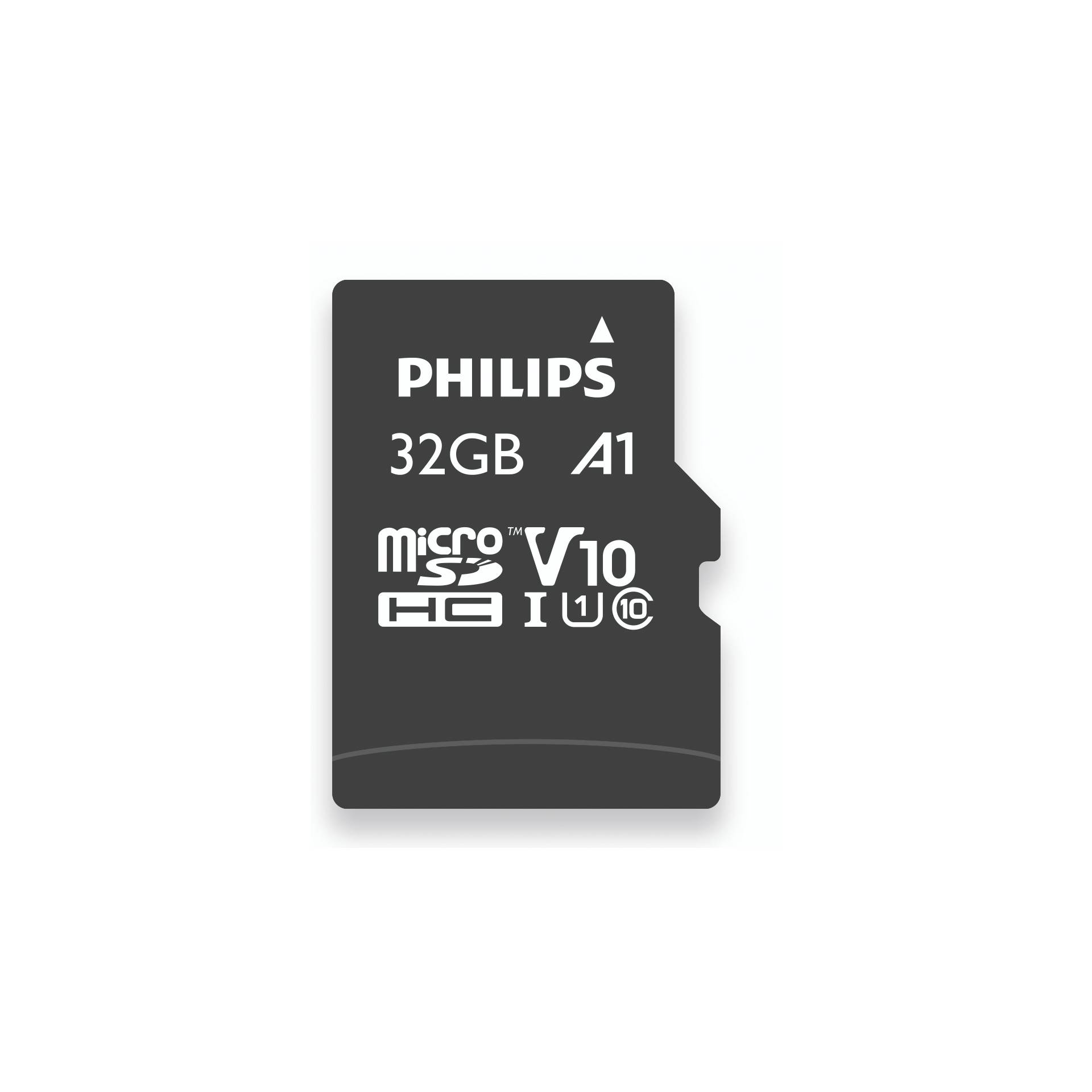 Philips MicroSDHC Card      32GB Class 10 UHS-I U1 incl. ada