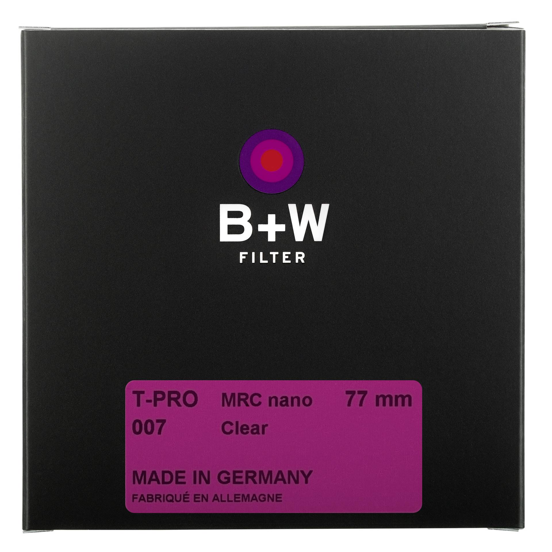B+W T-Pro 007 Clear MRC nano 77mm