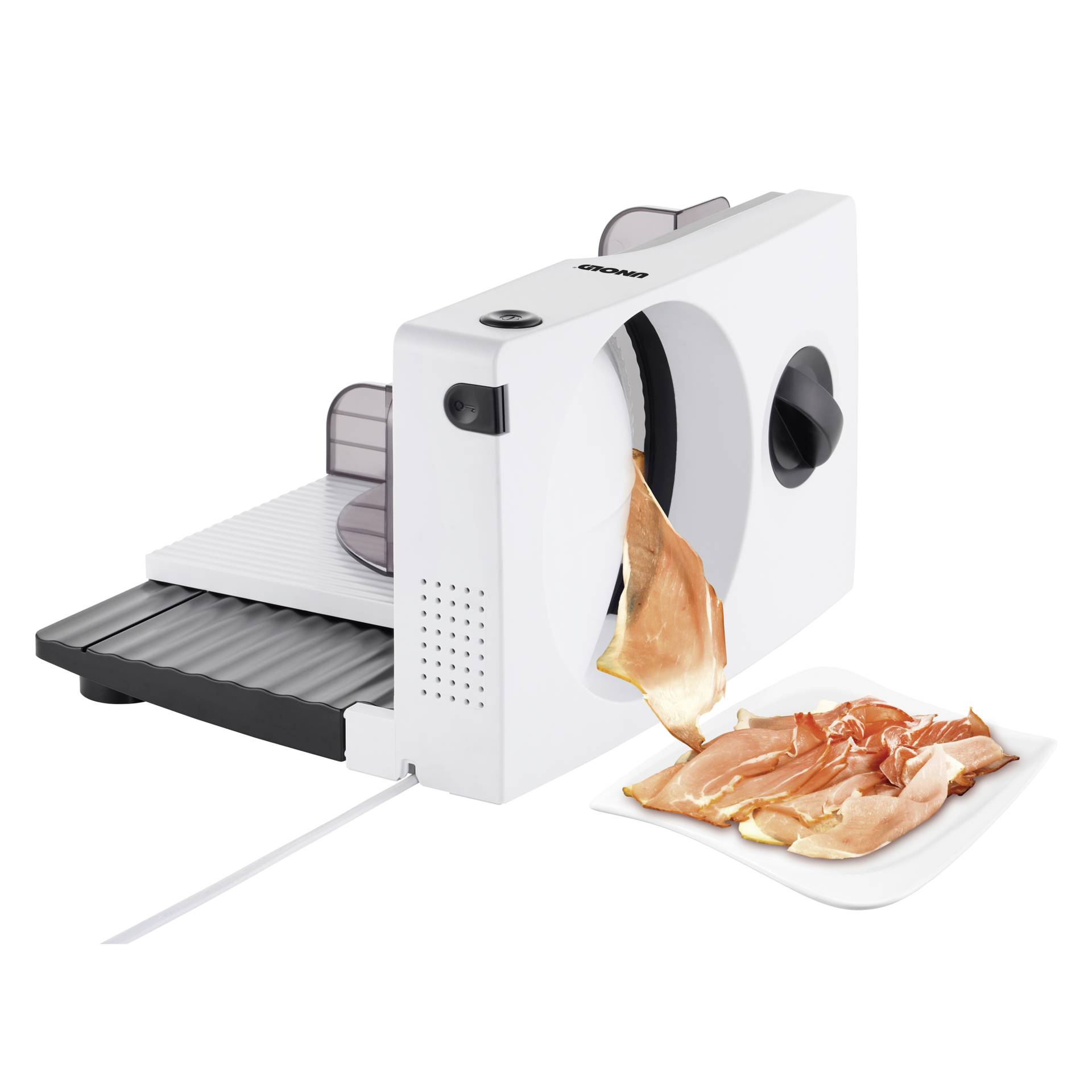 Unold 78860 affettatrice Curve bianco