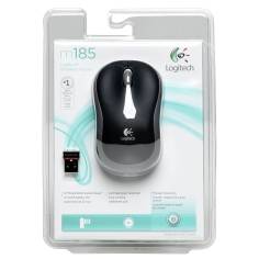 Logitech M 185 Cordless Notebook Mouse USB nero / grigio