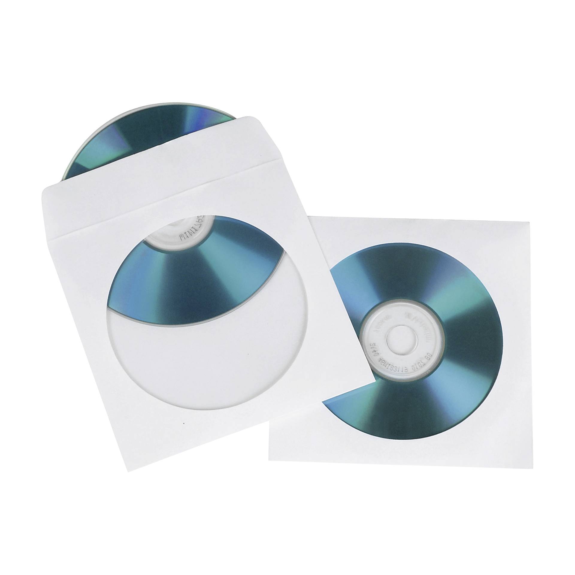 1x100 Hama CD/DVD custodie in carta in bianco         SK 511