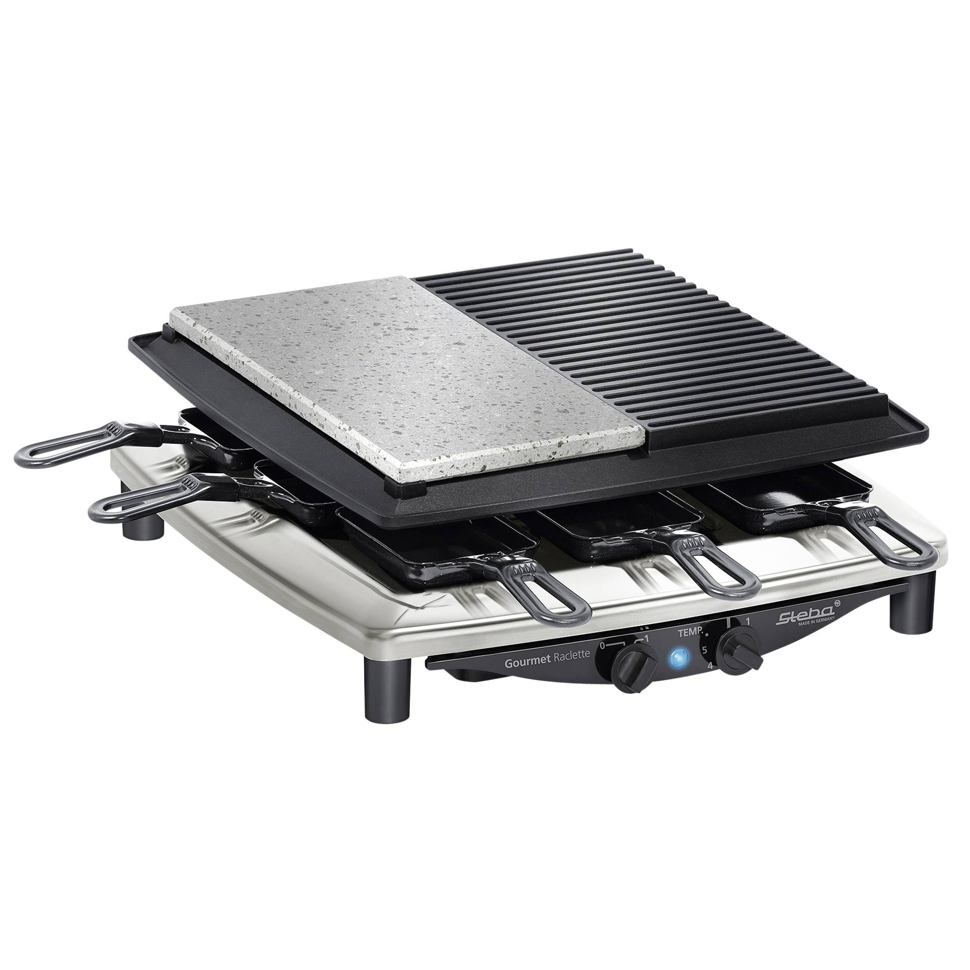 Steba RC 4 plus deluxe cromo Raclette