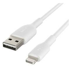 Belkin cavo ric./sinc. Lightning 1m, PVC, bianco cert. mfi 2