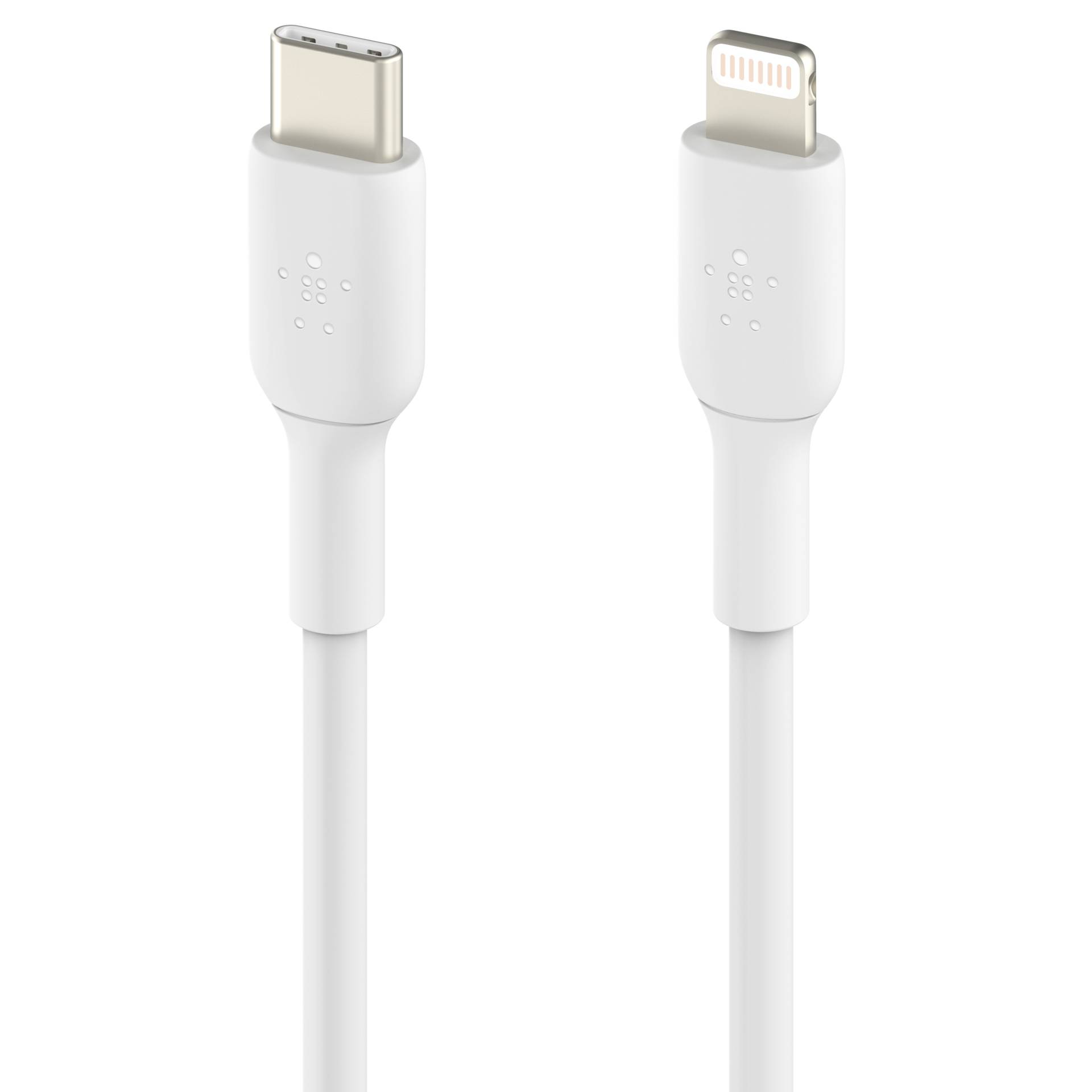 Belkin cavo Lightning/USB-C 1m PVC, cert. mfi., bianco