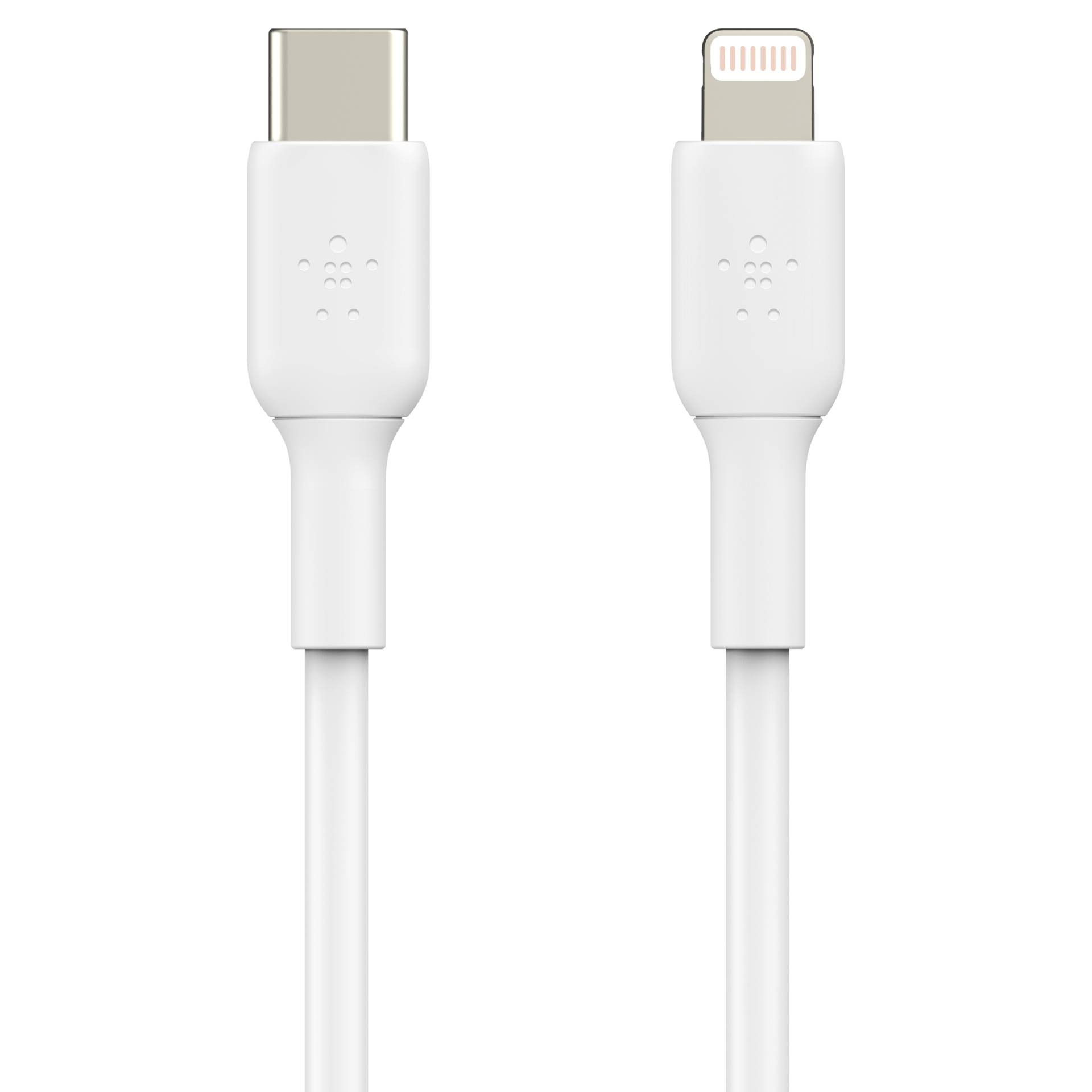 Belkin cavo Lightning/USB-C 1m PVC, cert. mfi., bianco