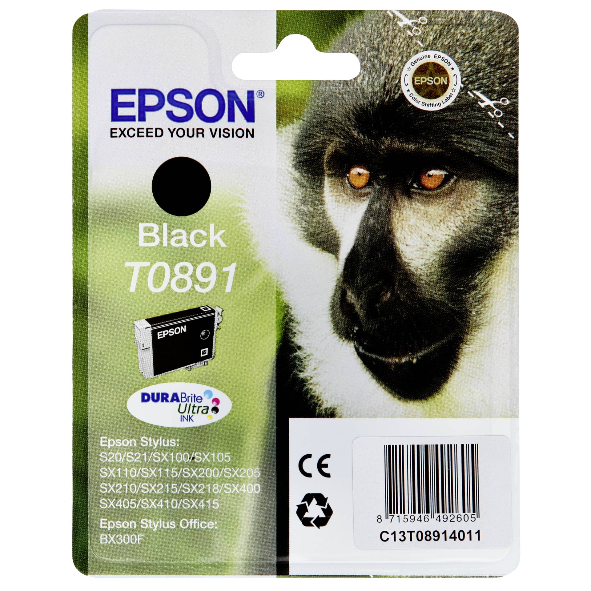 Epson DURABrite Ultra Ink T 089 cartuccia     nero        T