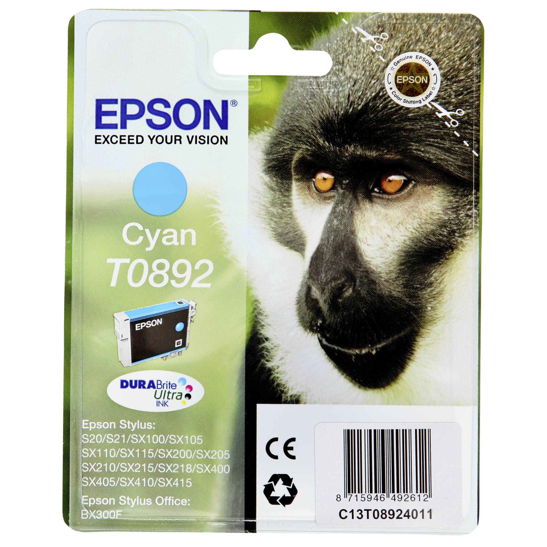 Epson DURABrite Ultra Ink T 089 cartuccia     ciano       T