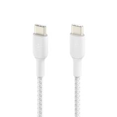 Belkin cavo USB-C/USB-C 1m rivestito, bianco CAB004bt1MWH 2