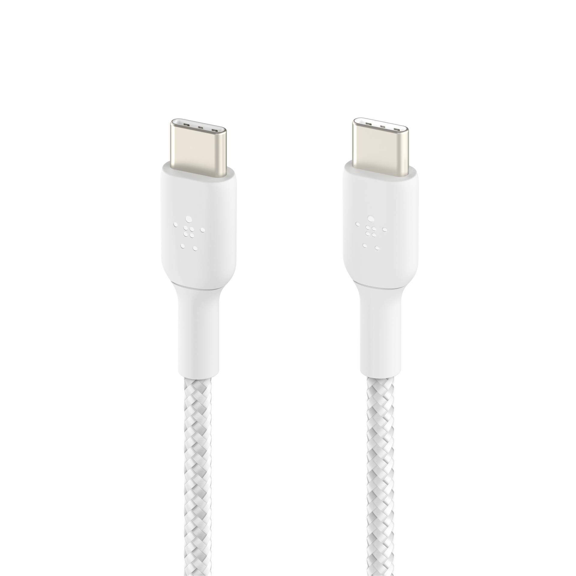 Belkin cavo USB-C/USB-C 1m rivestito, bianco CAB004bt1MWH