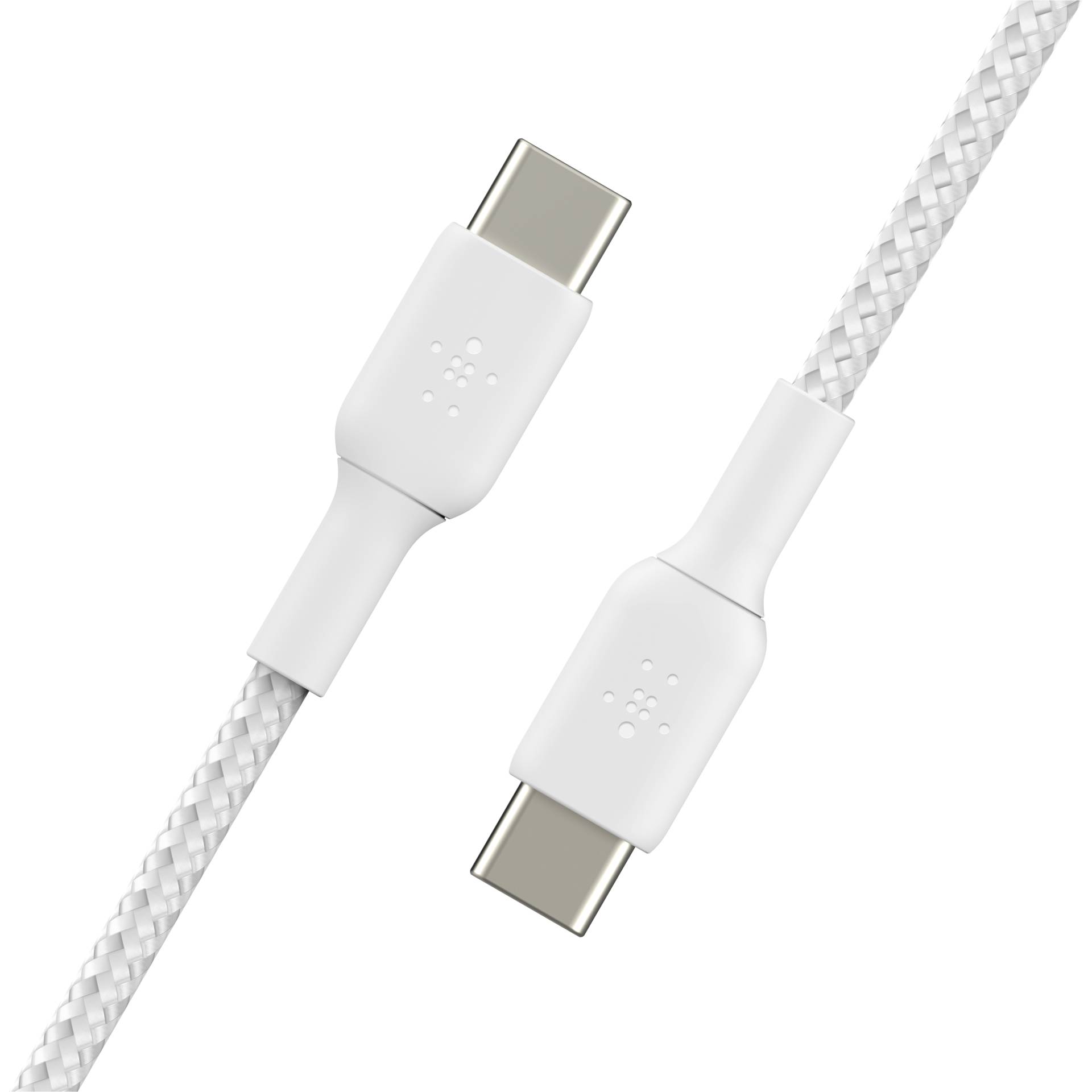 Belkin cavo USB-C/USB-C 1m rivestito, bianco CAB004bt1MWH