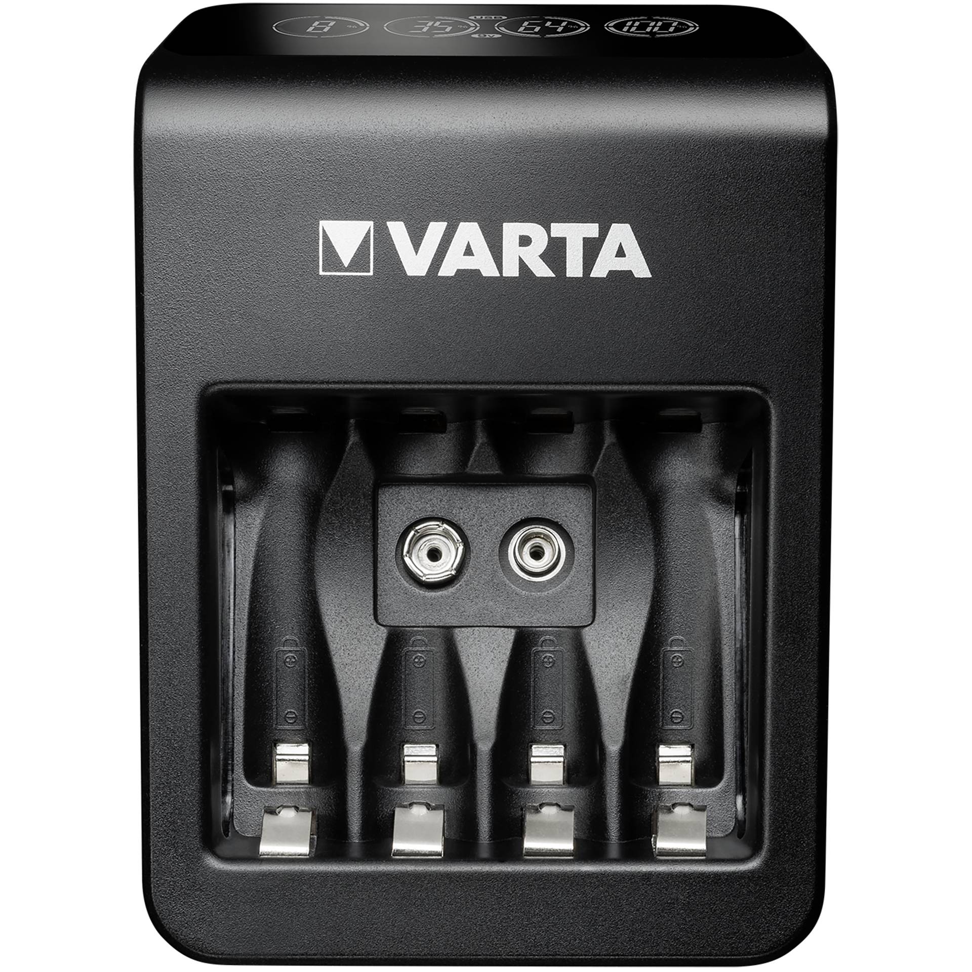 Varta LCD Pug Charger+ incl. 4 batteria 2100 mAh AA