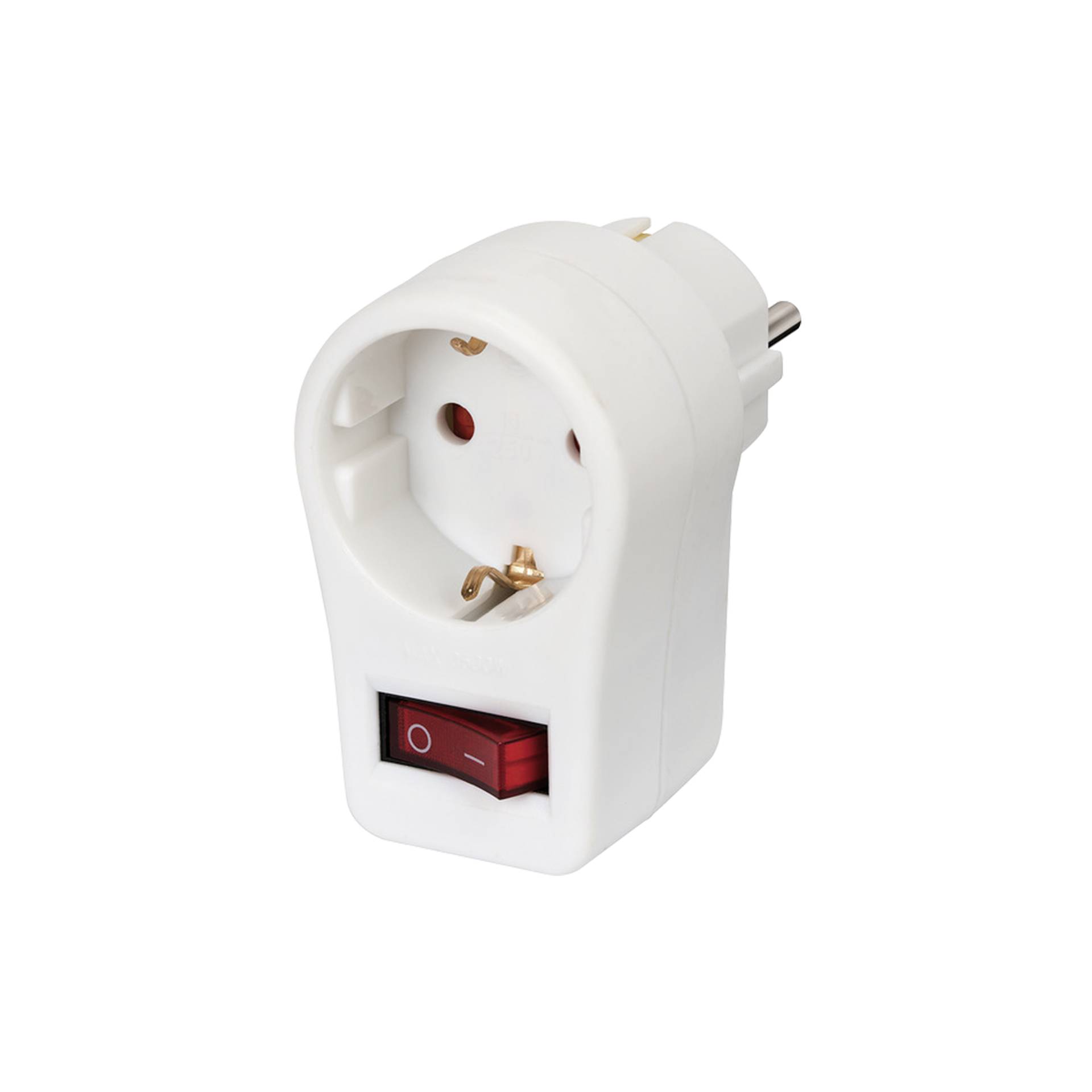 Brennenstuhl Socket with ON/OFF switch white