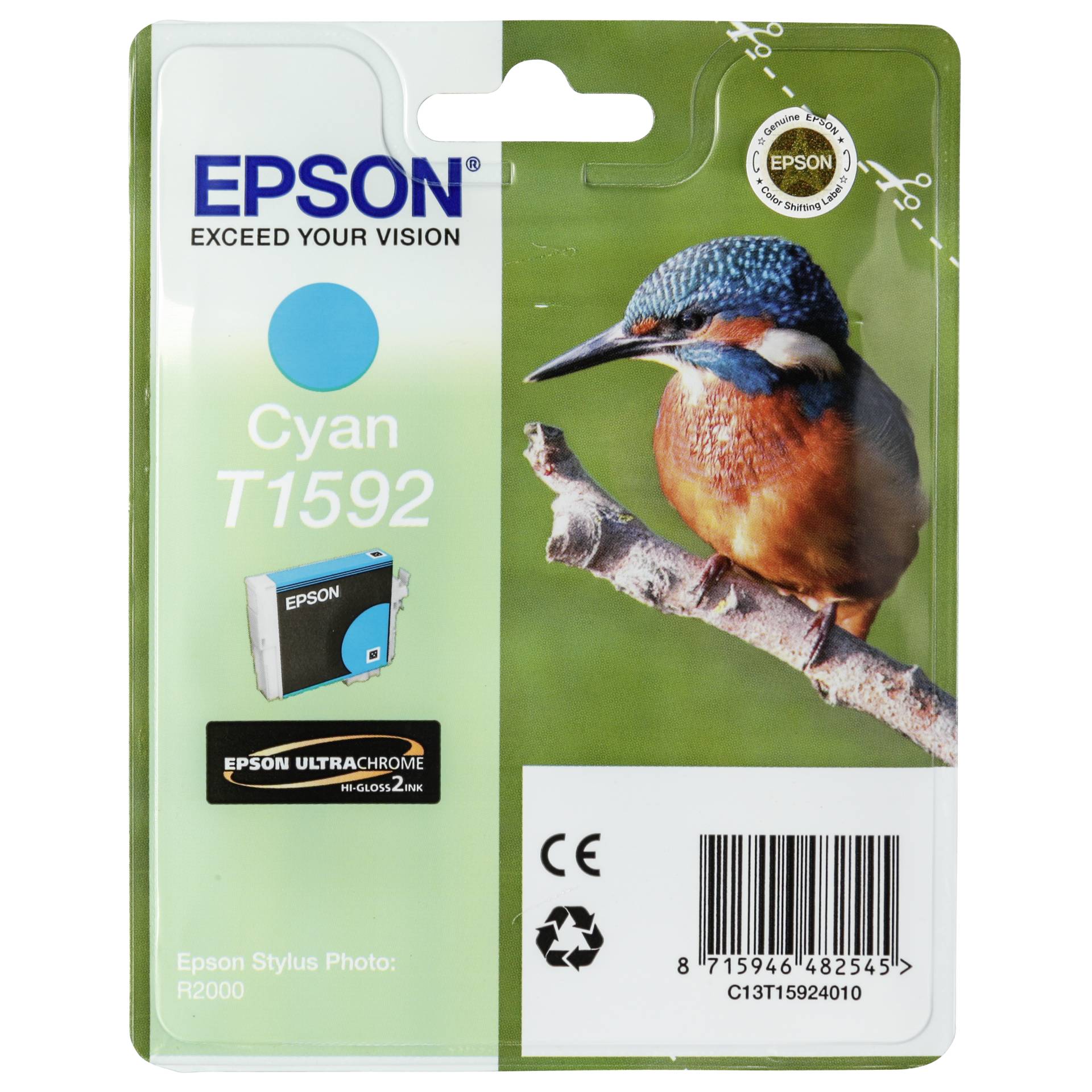 Epson cartuccia     ciano T 159                     T 1592