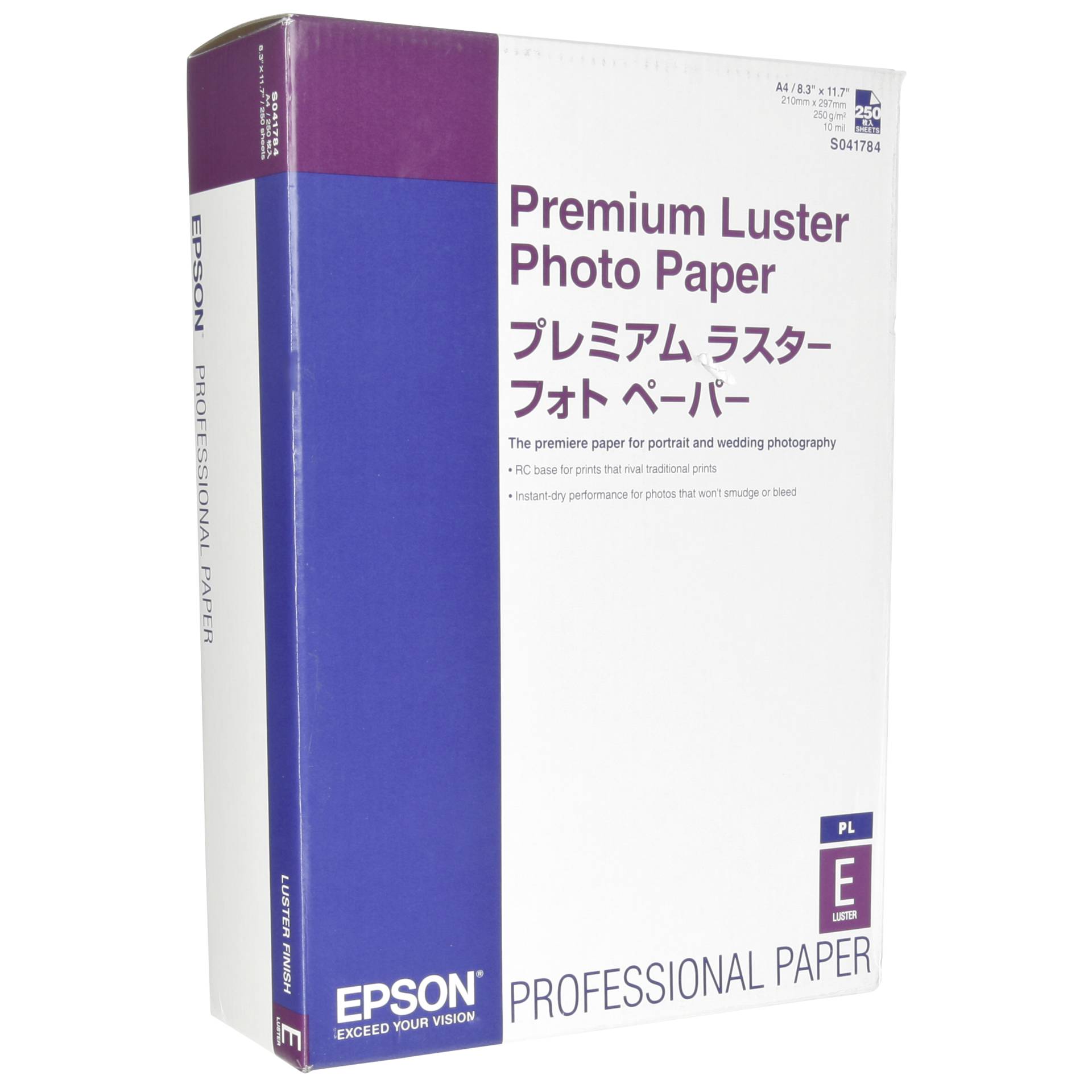 Epson Premium Luster Photo Paper A 4 250 fogli, 260 g    S 0