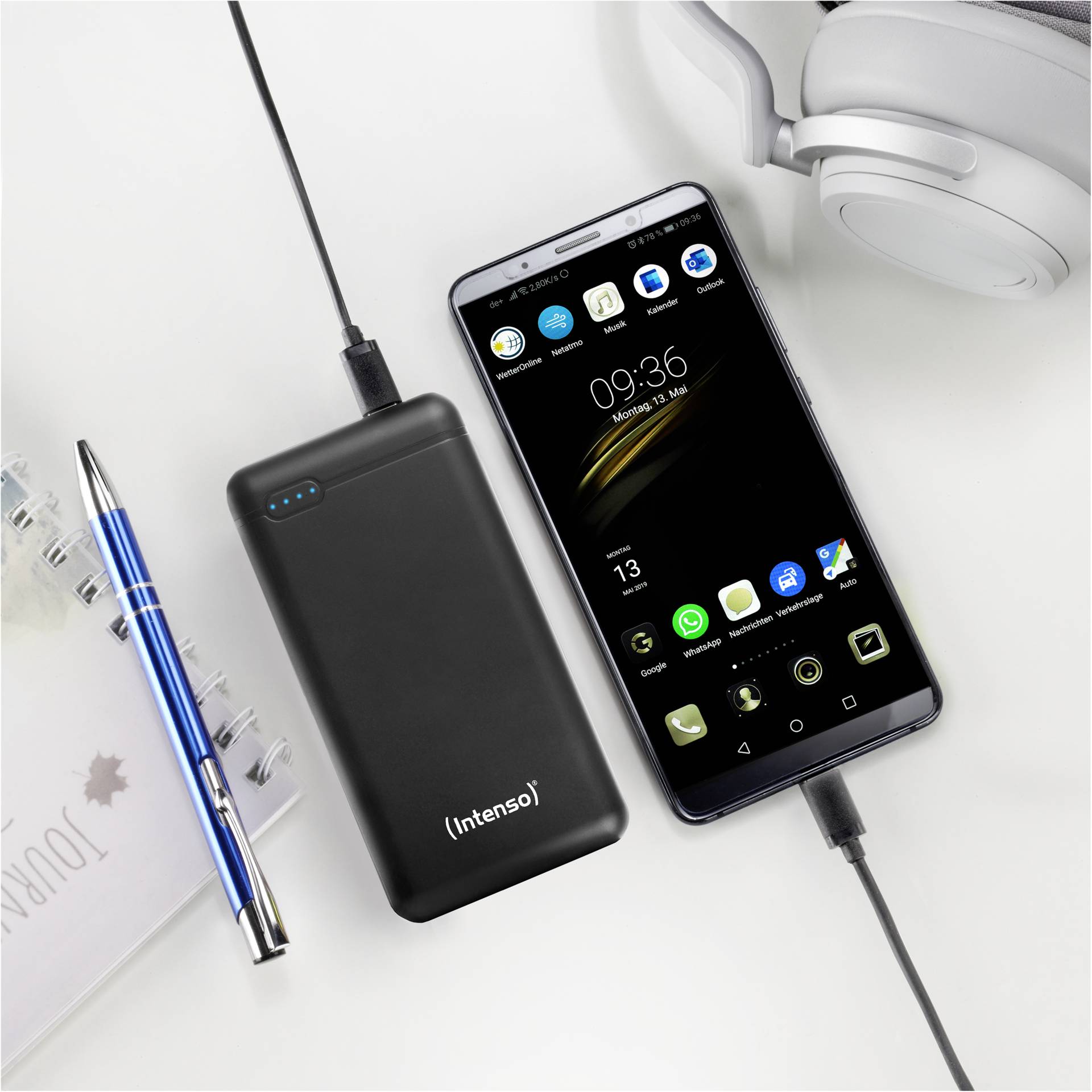 Intenso Powerbank XS20000 nero 20000 mAh incl. USB-A to tipo