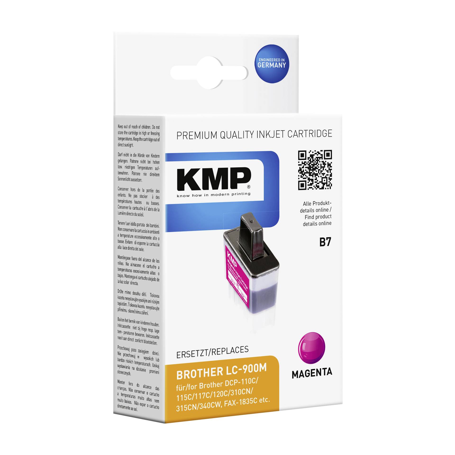KMP B7 cartuccia     magenta compatibile con Brother LC-900