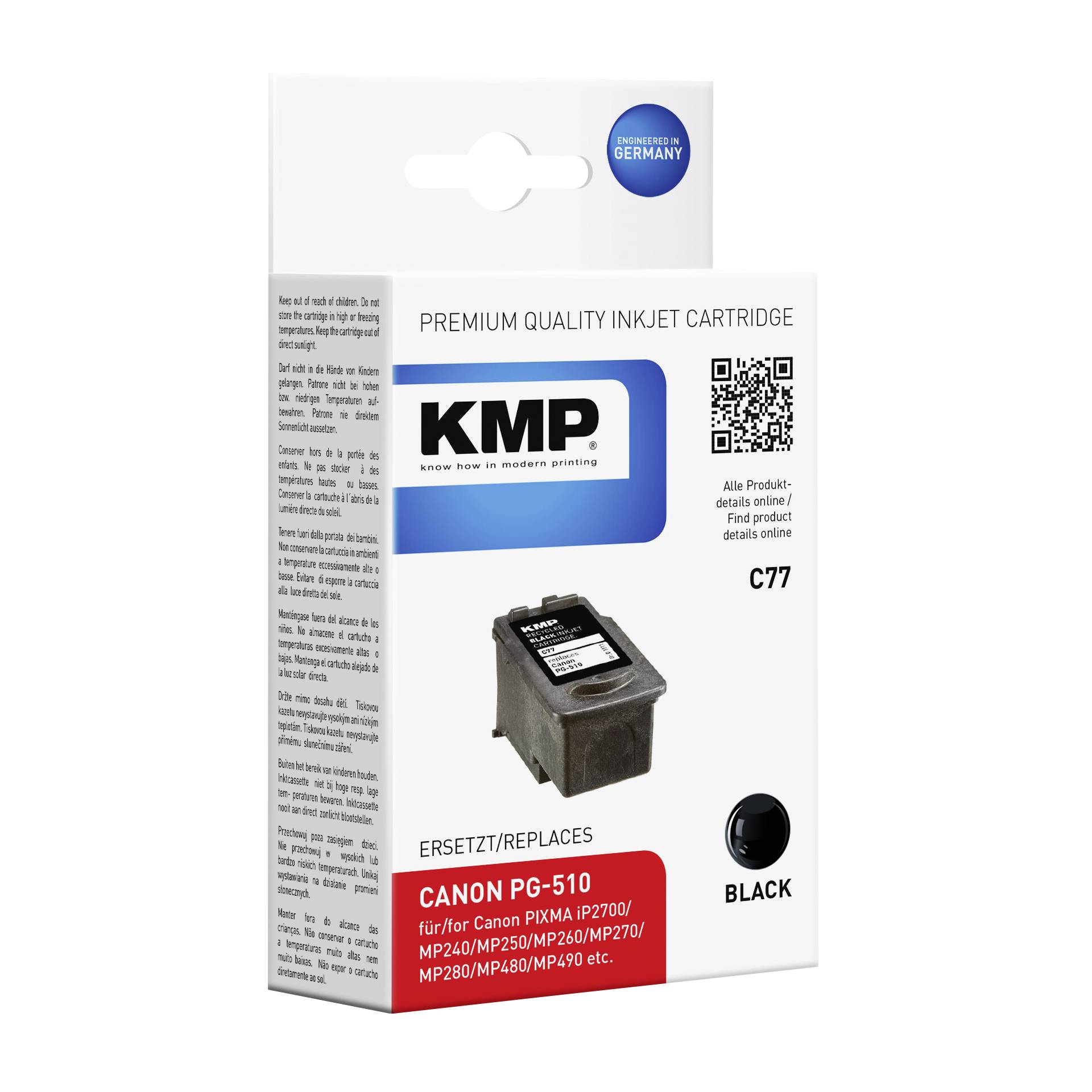 KMP C77 cartuccia     nero compatibile con Canon PG-510
