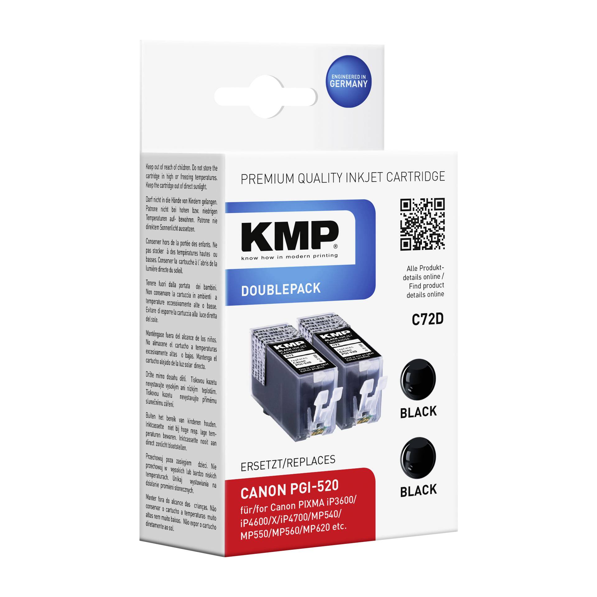 KMP C72D cartuccia     sw DP compatibile con Canon PGI-520 B