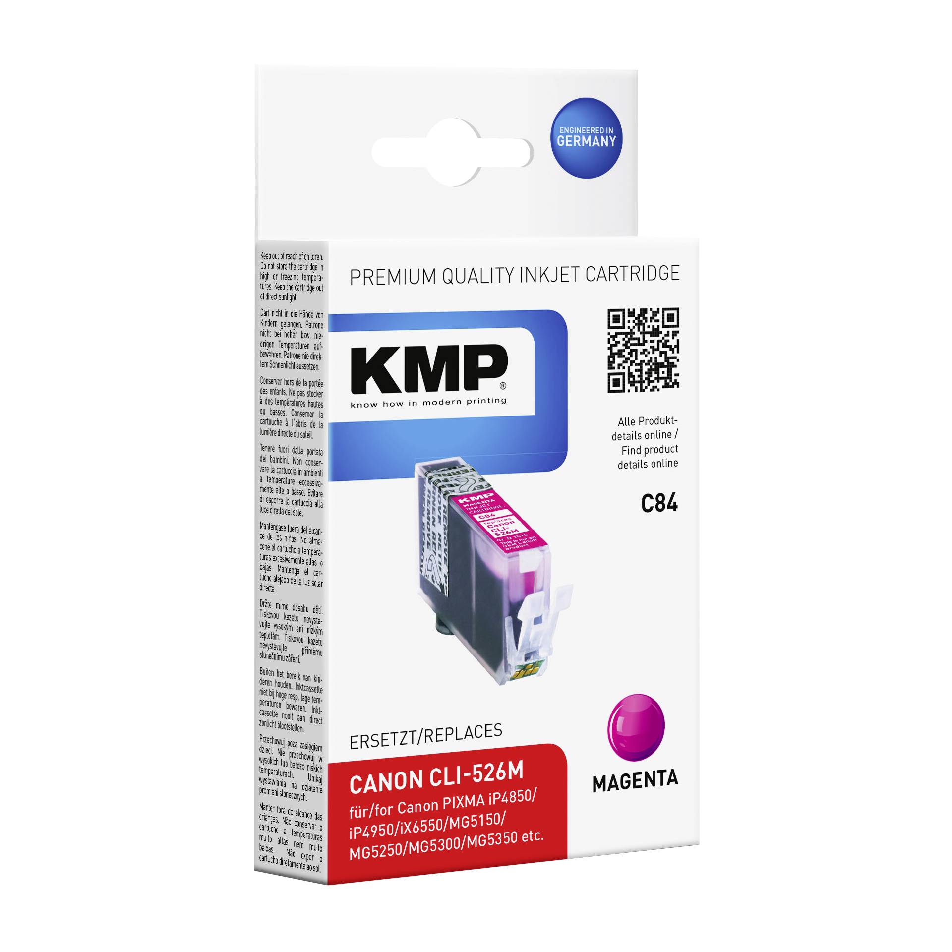 KMP C84 cartuccia     magenta compatibile con Canon CLI-526