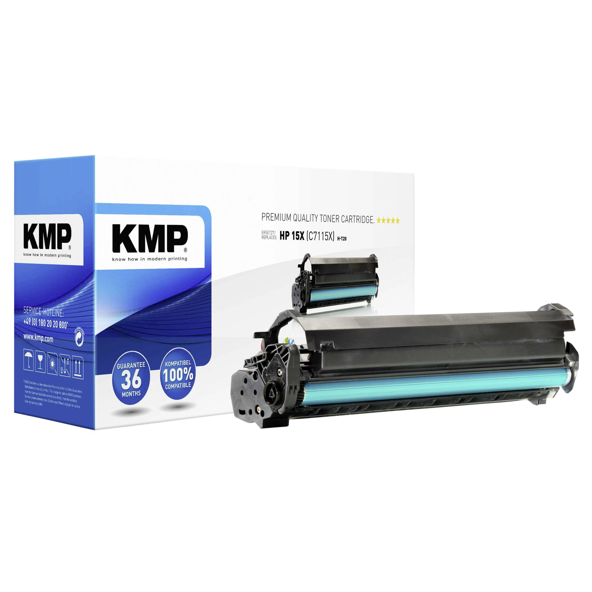 KMP H-T20 cartuccia nero compatibile con HP C 7115 X