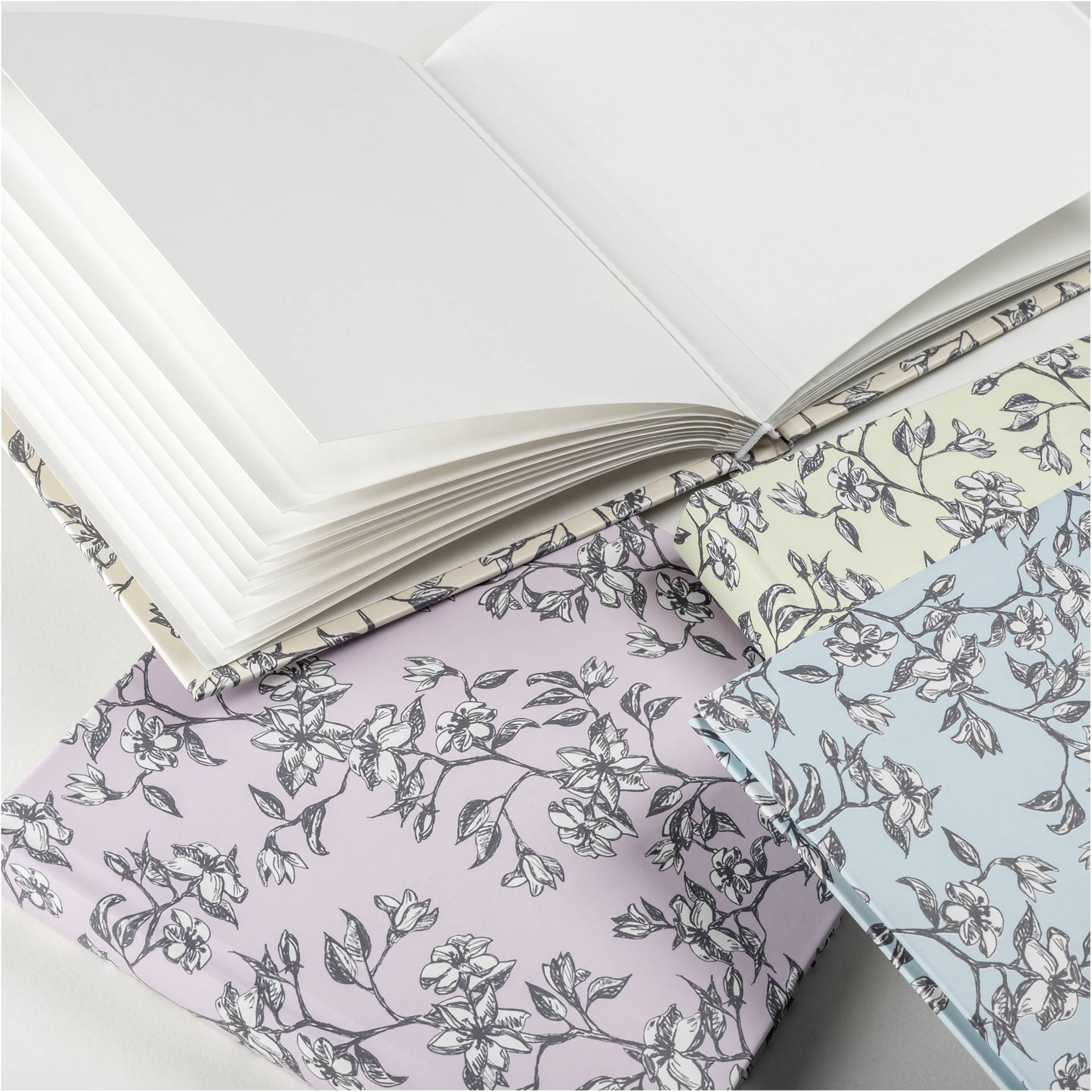 Walther Bloomy col.assort. 18x18 30 pagine bianche album FA2