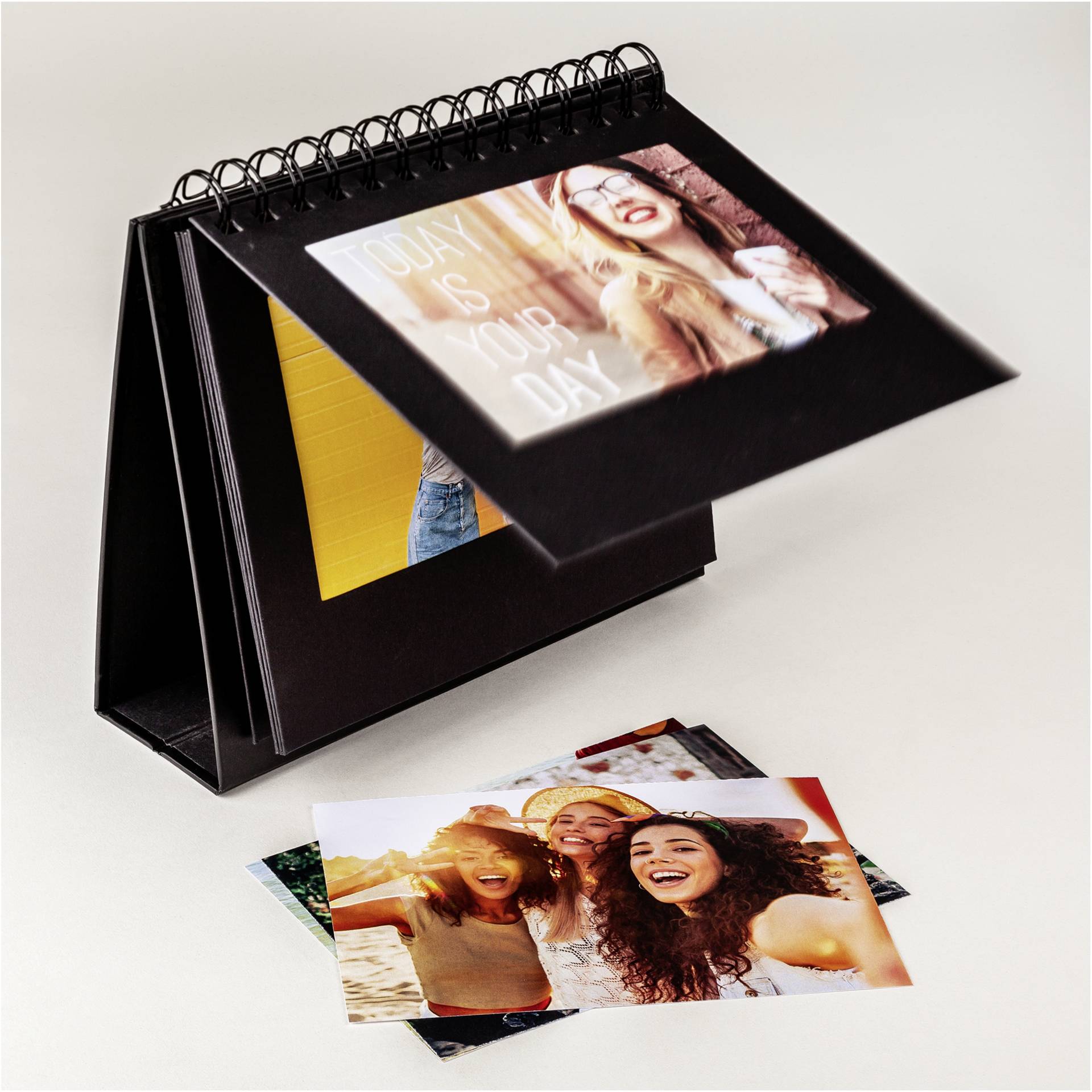 Walther Spiral photo frame 10x15 black Paper 12 photos SB015