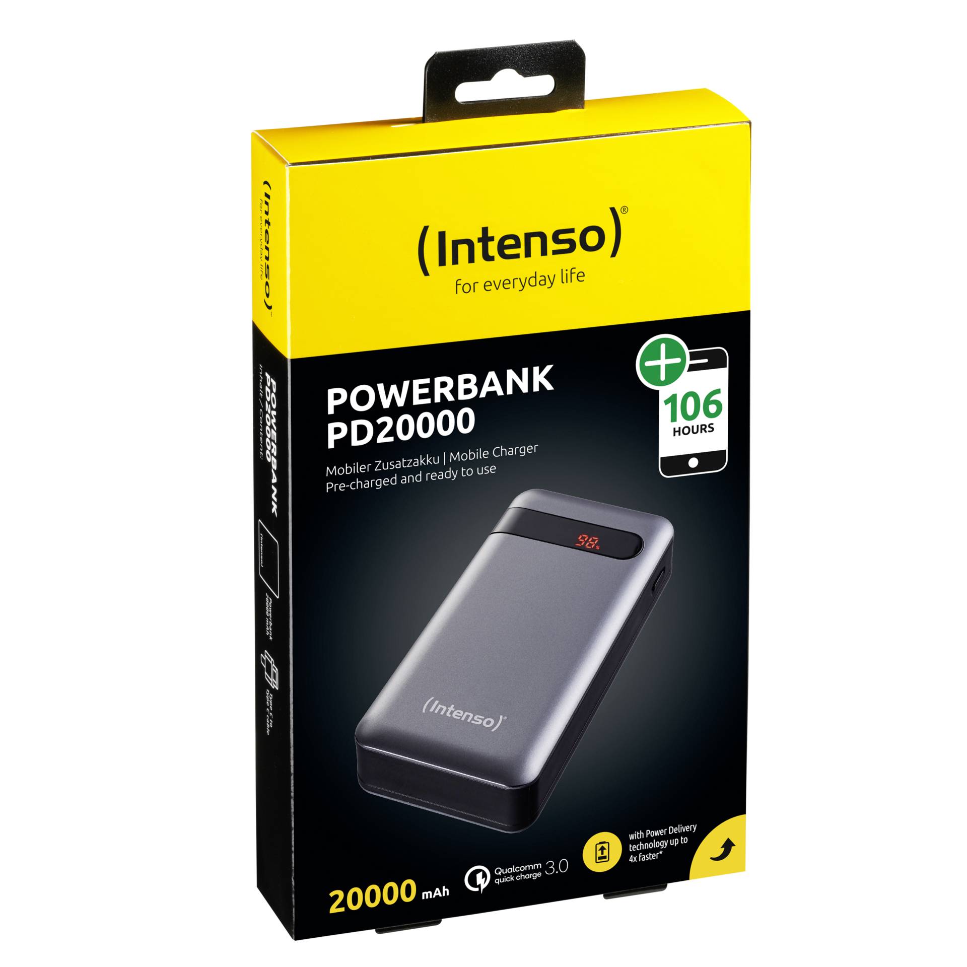 Intenso Powerbank PD20000 Power Delivery 20000 mAh anthracit