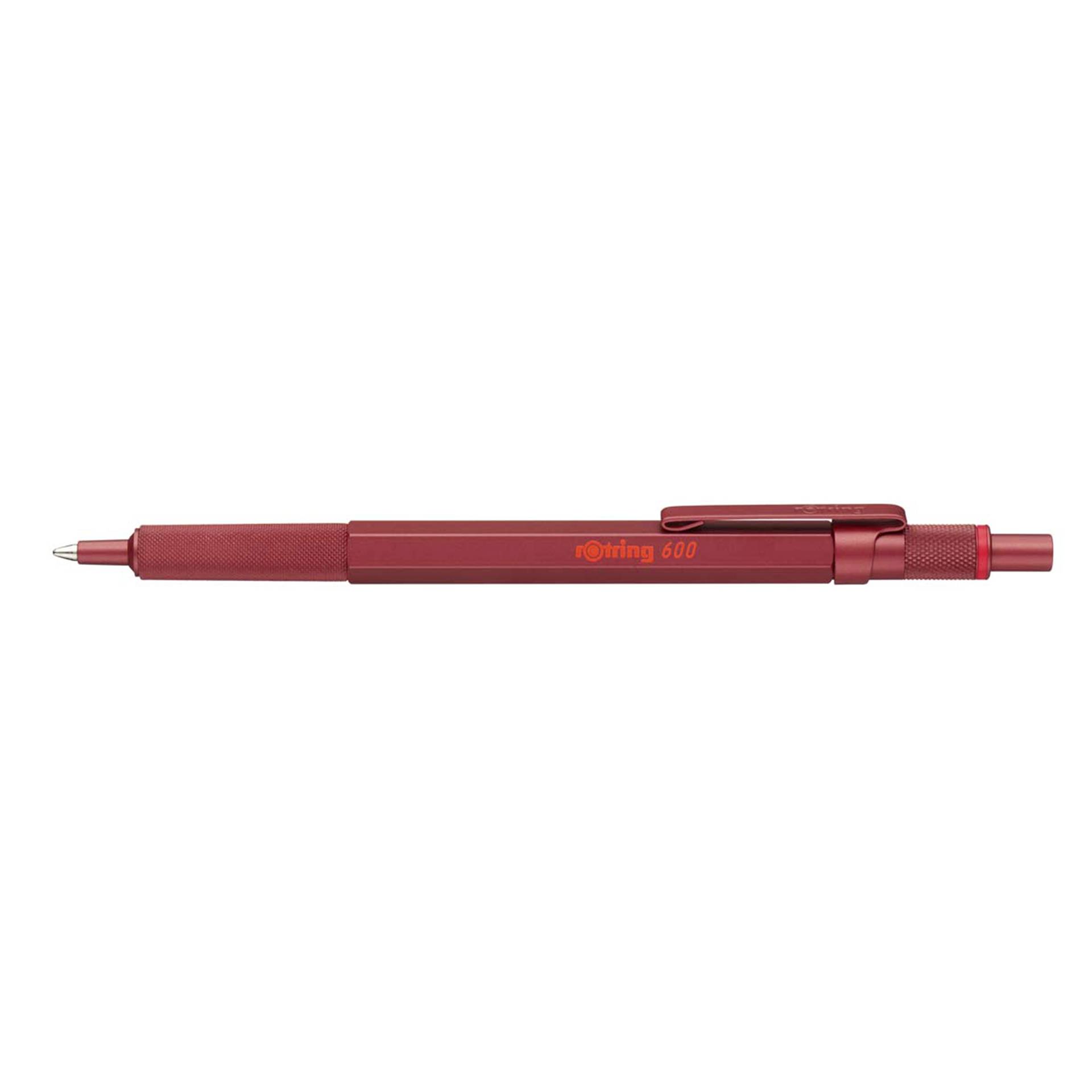 rotring 600 penna a sfera metallic-rosso