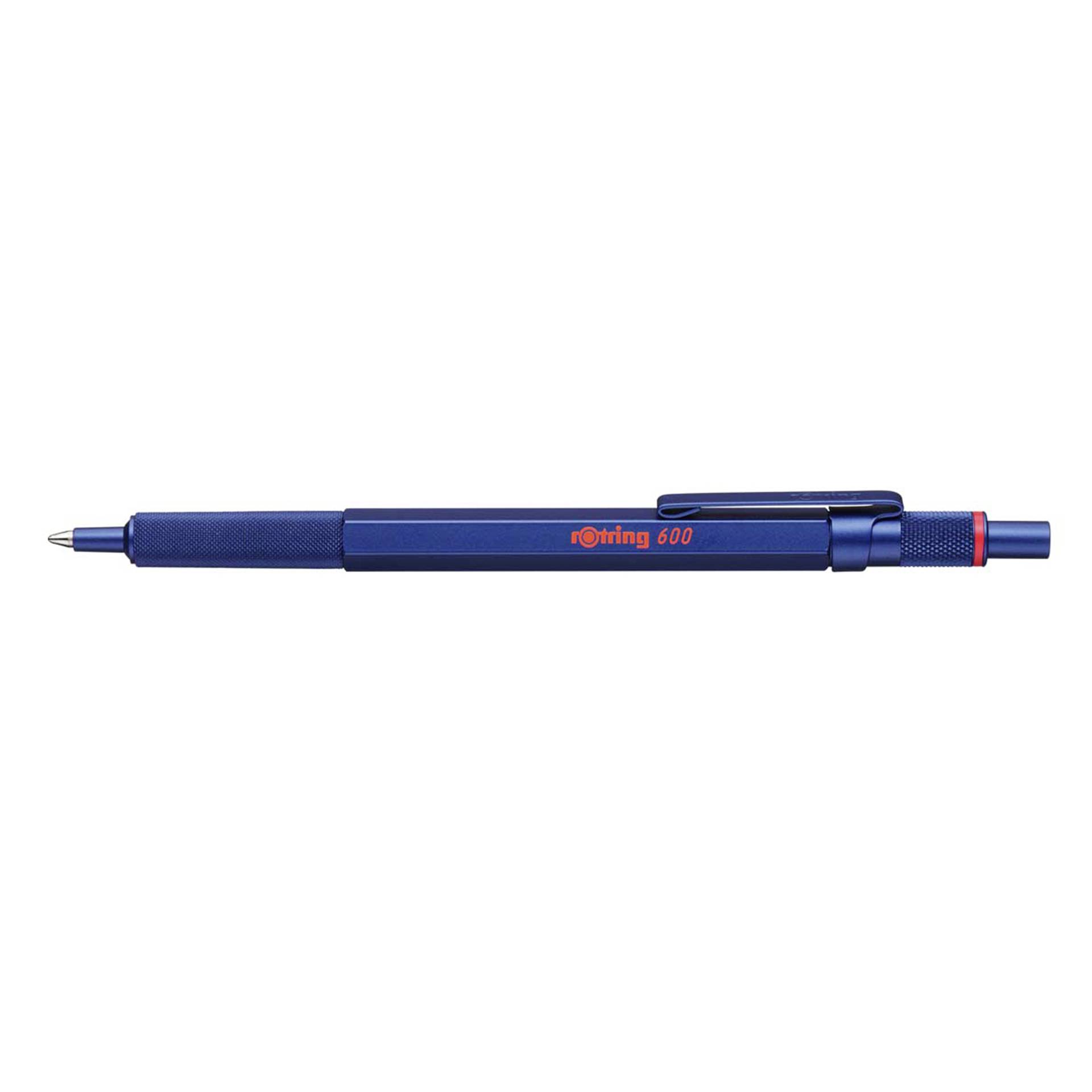 rotring 600 penna a sfera metallic-blu