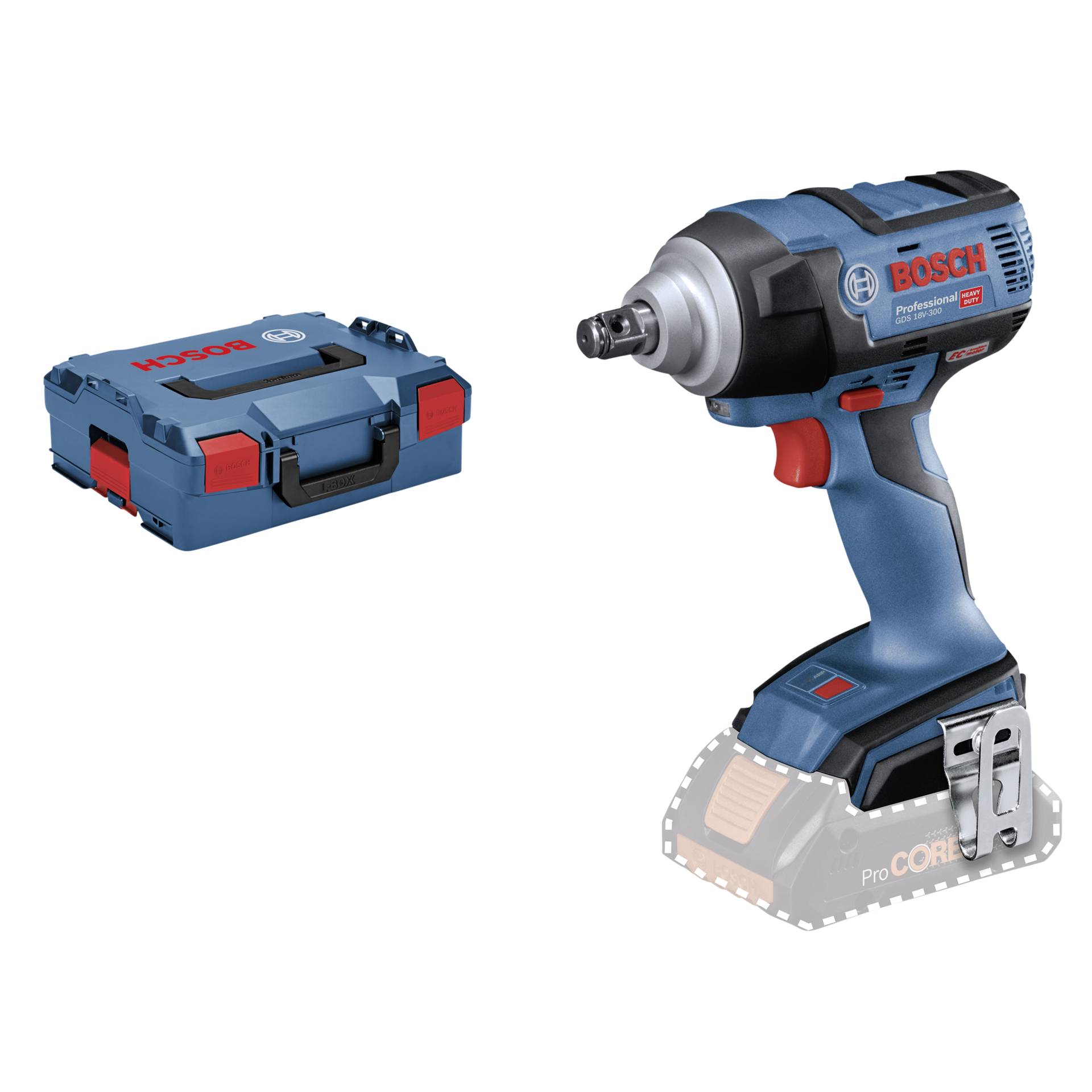 Bosch GDS 18V-300 Professional avvitatore a percussione a ba