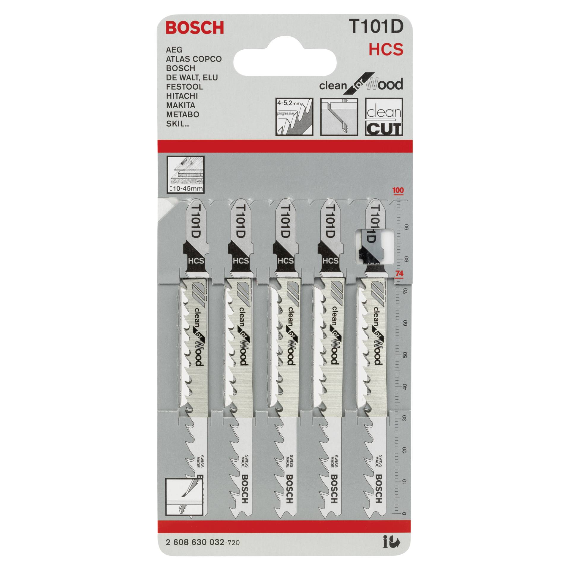 Bosch 5 lame per seghetto alternativo  T 101 D