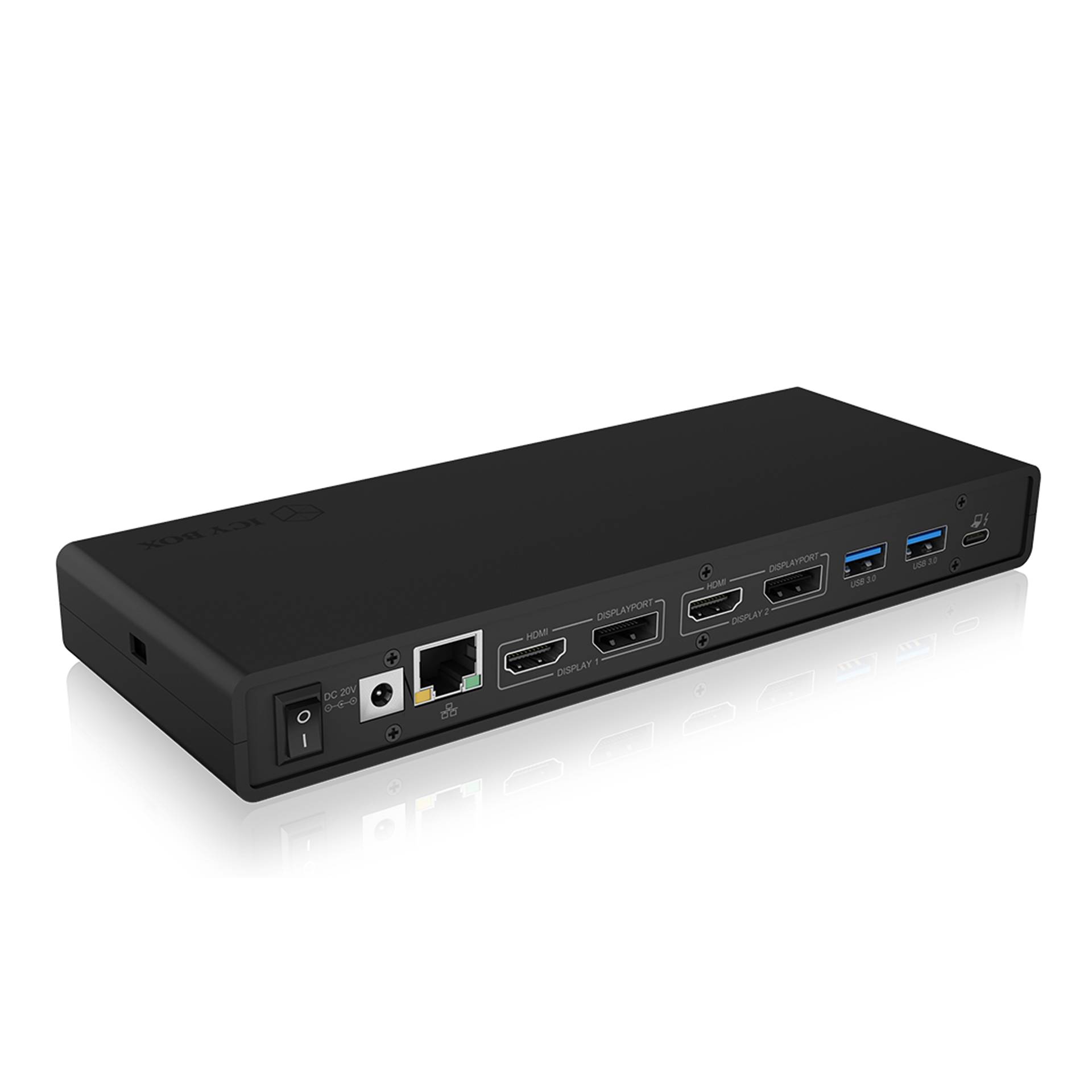 Raidsonic ICY Box IB-DK2245AC Docking con Videoausgabe