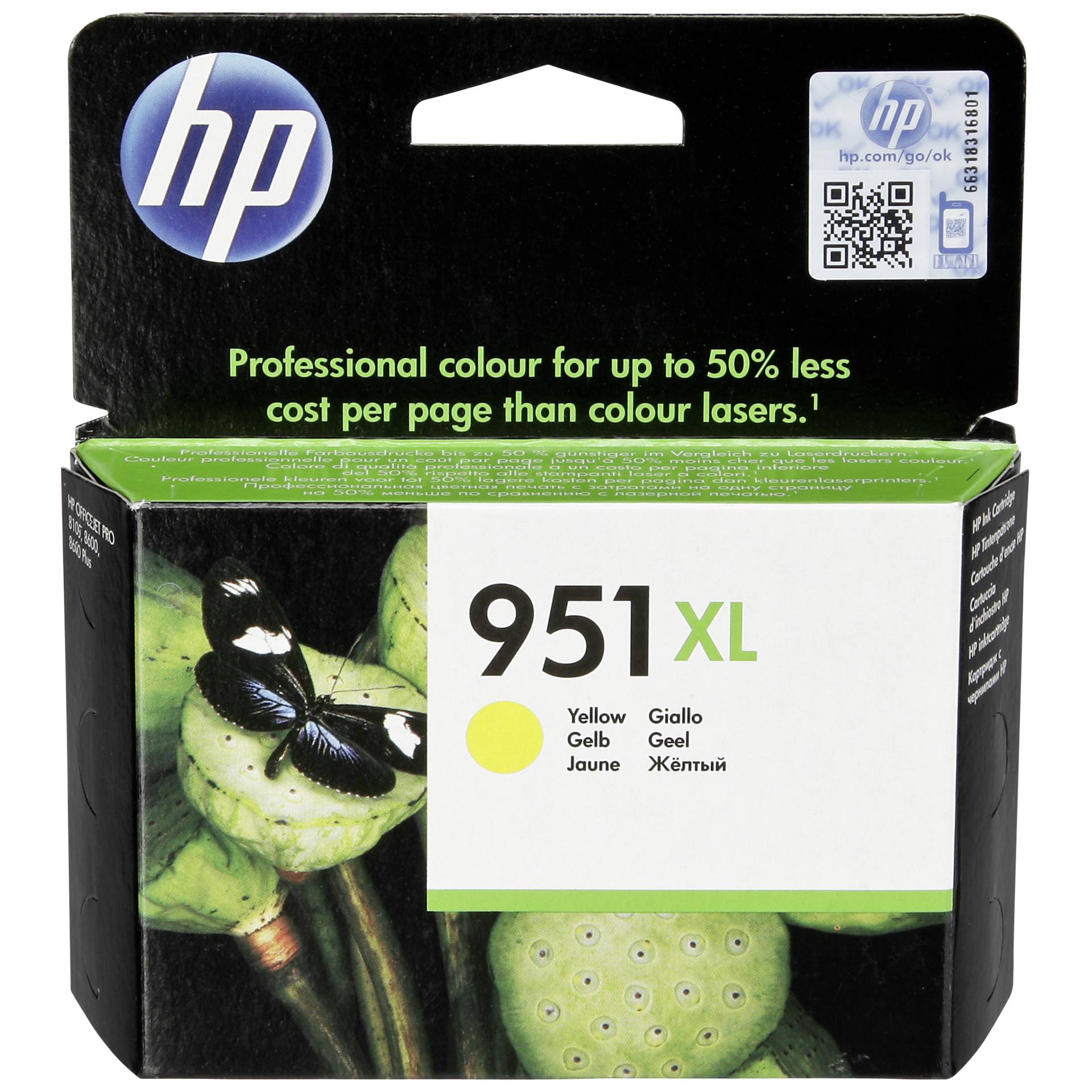 HP CN 048 AE cartuccia giallo No. 951 XL
