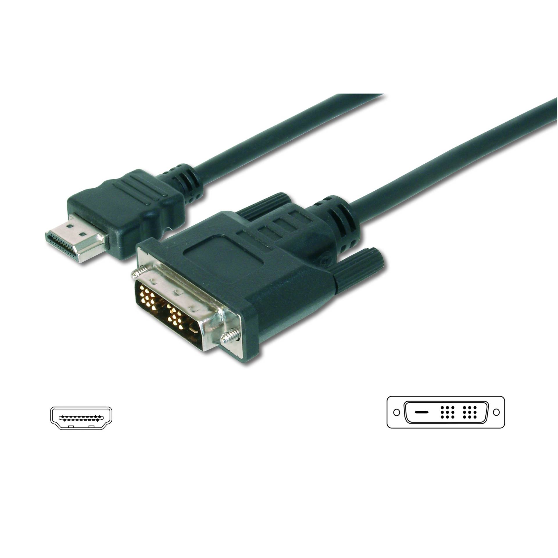 DIGITUS HDMI cavo adattatore tipo A-DVI 3m Full HD