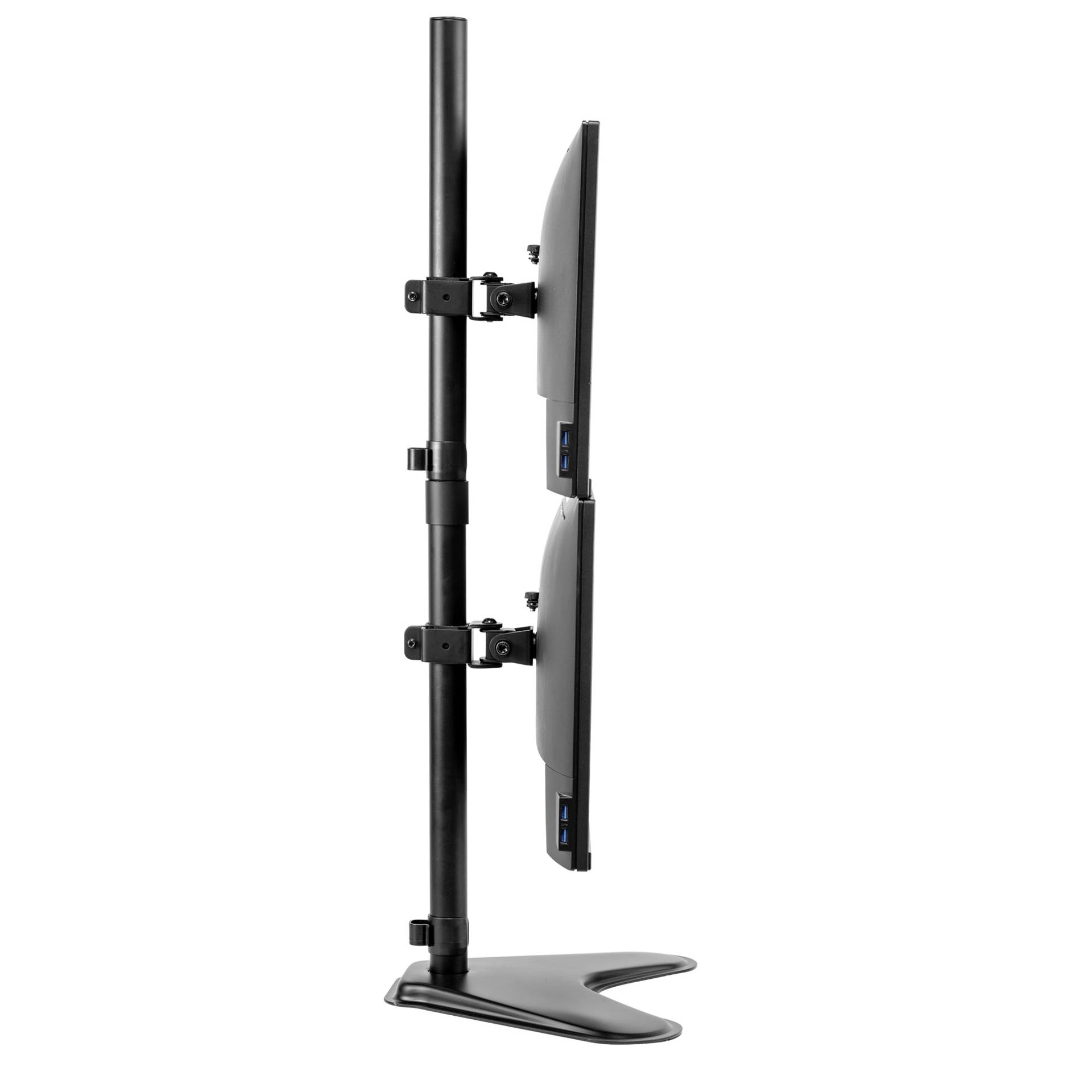 Fellowes Freestanding Dual Vertical Monitor Arm
